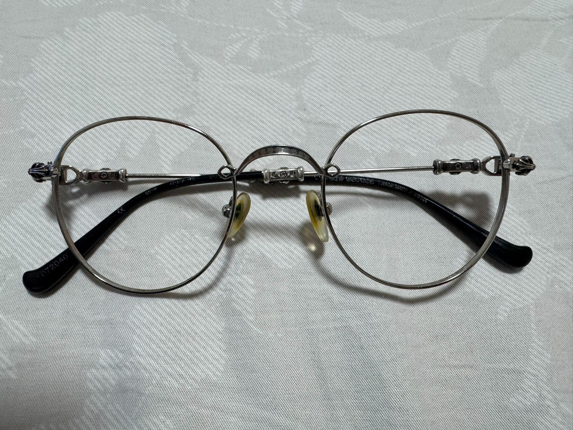 Chrome Hearts Chrome Hearts Bubba-A Round Frame Eyeglasses Size ONE SIZE - 1 Thumbnail