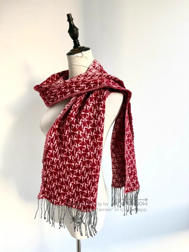 Vivienne Westwood Vivienne Westwood Red double-sided full-print Saturn scarf Size ONE SIZE - 1 Thumbnail