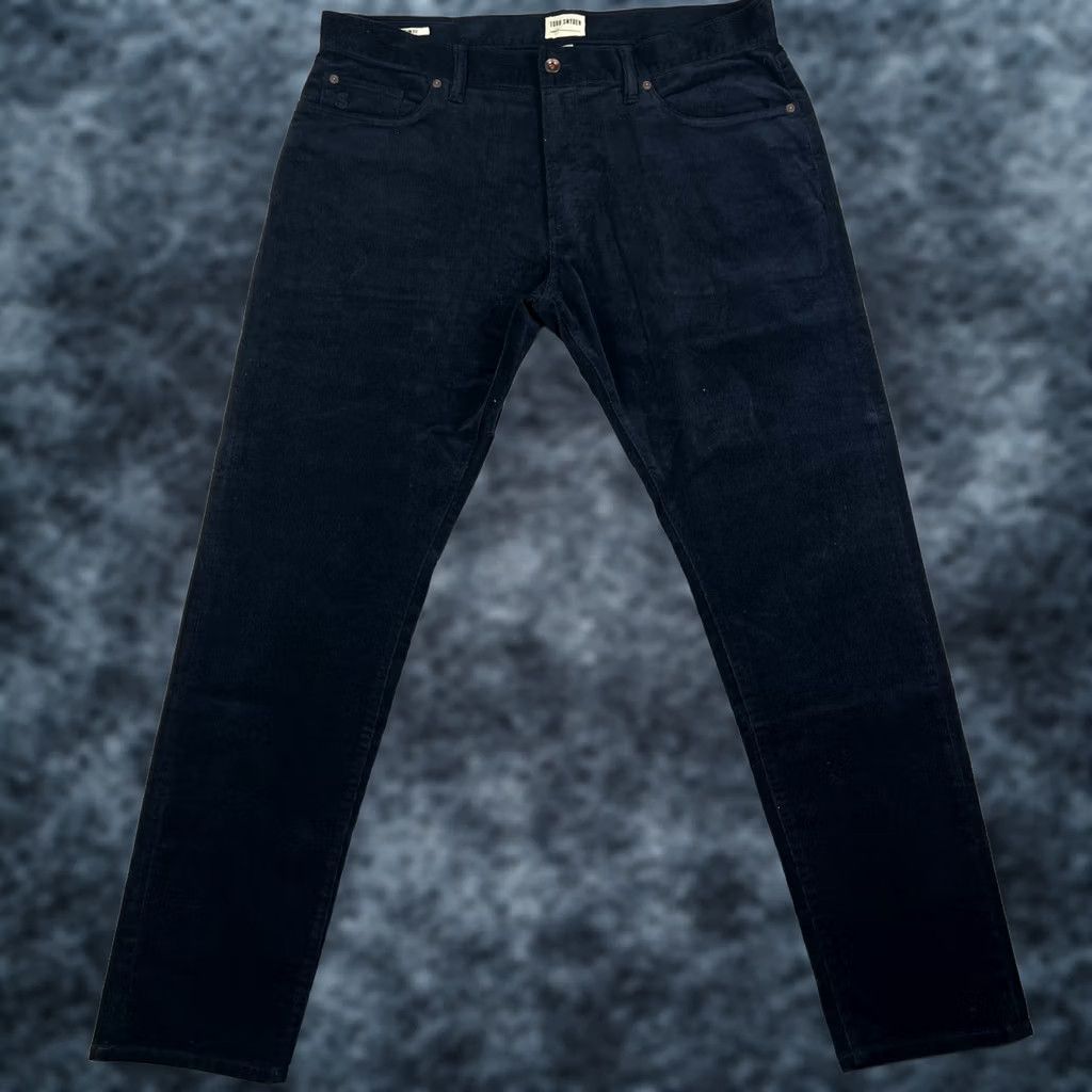 Todd Snyder Todd Snyder Stretch Corduroy Slim Fit Pants 36x32 Mens Blue Chino Huckberry Size US 36 / EU 52 - 1 Thumbnail
