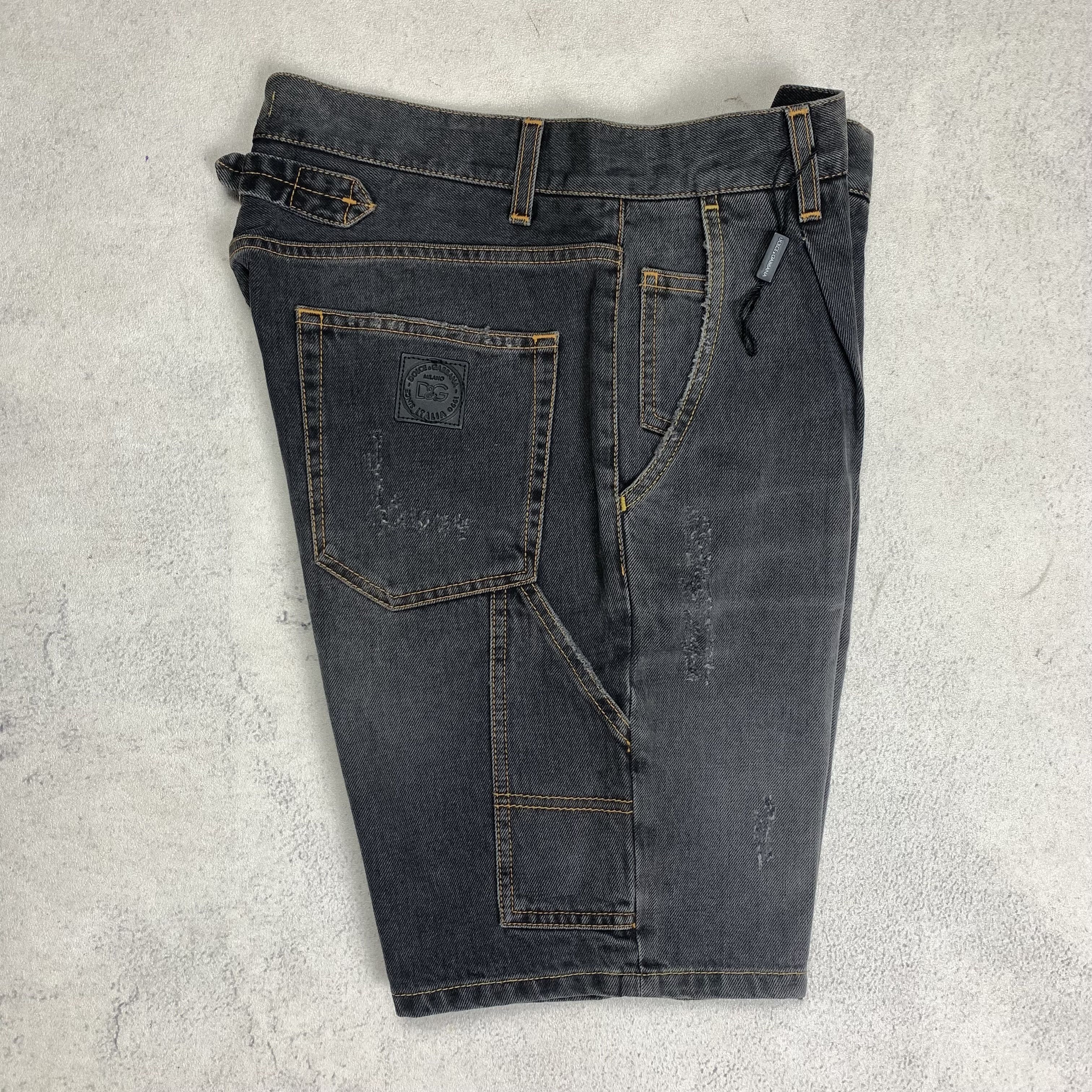 Dolce & Gabbana Dolce & Gabbana Distressed Multi Pocket Short Denim Pants Size US 32 / EU 48 - 7 Thumbnail