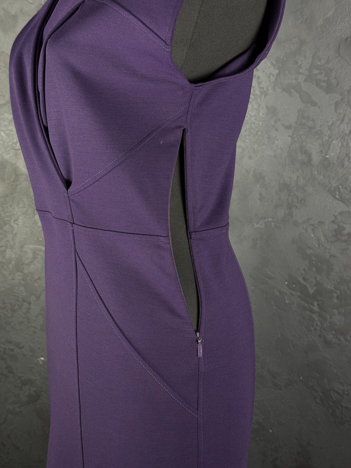 Gucci Gucci Vintage Women’s Purple Sleeveless Sheath Dress Size L Size L / US 10 / IT 46 - 11 Thumbnail
