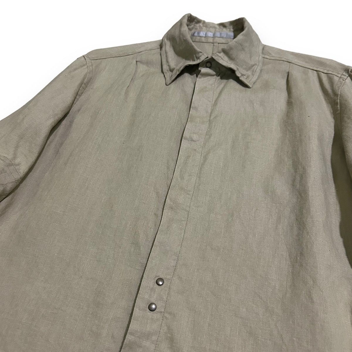 FranCisT MOR.K.S 1990s Francisf Mor.K.S - Beige Work Shirt Size US M / EU 48-50 / 2 - 6 Thumbnail