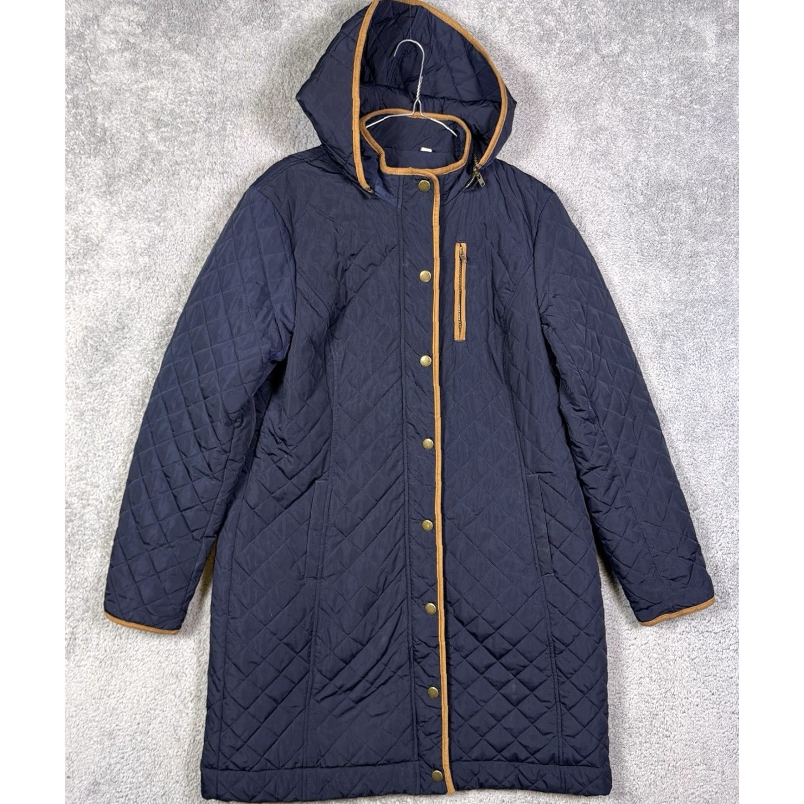 Orvis Orvis Jacket Womens L Diamond Quilted Barn Puffer Parka Thinsulate Equestrian Size L / US 10 / IT 46 - 2 Thumbnail