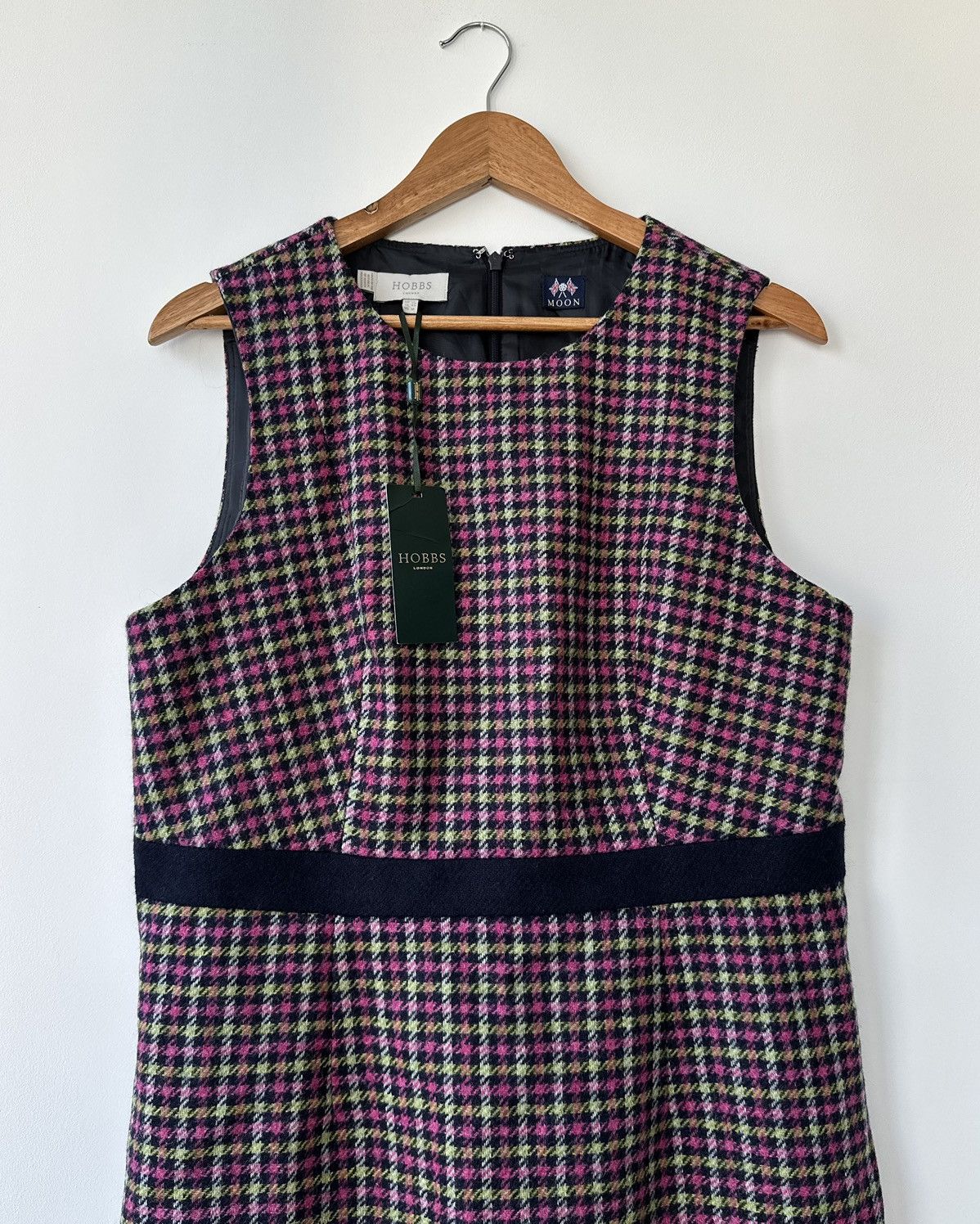 Hobbs London HOBBS London Moon Tweed Dress 100% Wool Size US 10 UK 14 Size L / US 10 / IT 46 - 1 Thumbnail