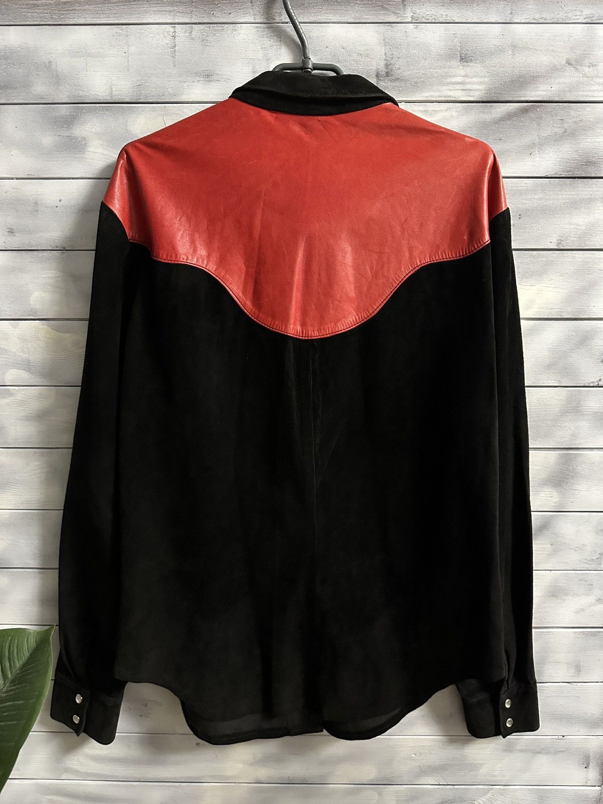 Other Oshwahkon 500 Broadway NYC Vintage Leather Western Jacket 70 Size US L / EU 52-54 / 3 - 9 Thumbnail