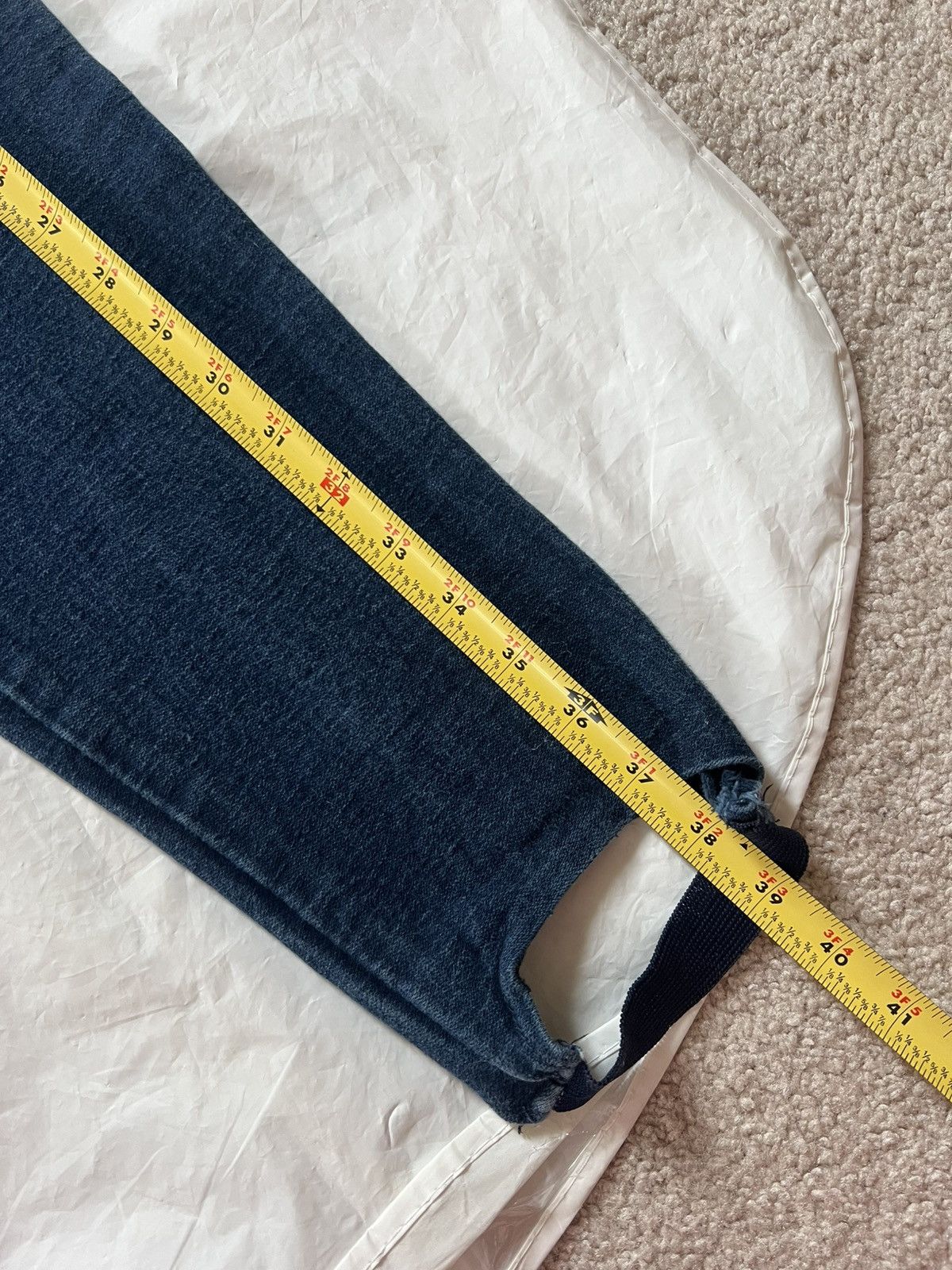 Bill Blass Vintage Bill Blass Stirrups Denim Made In USA Sz 12 Size 34" / US 12 / IT 48 - 12 Thumbnail