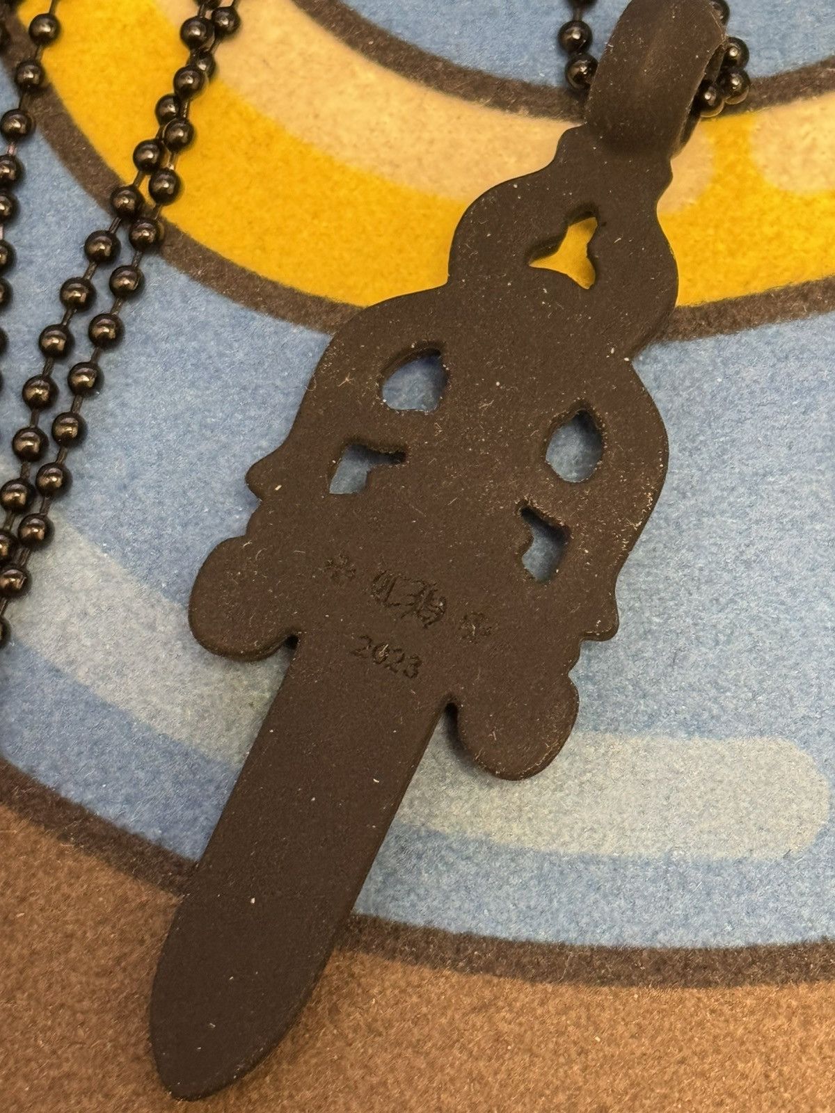 Chrome Hearts Chrome Hearts Silicone Dagger Necklace Black Size ONE SIZE - 2 Thumbnail