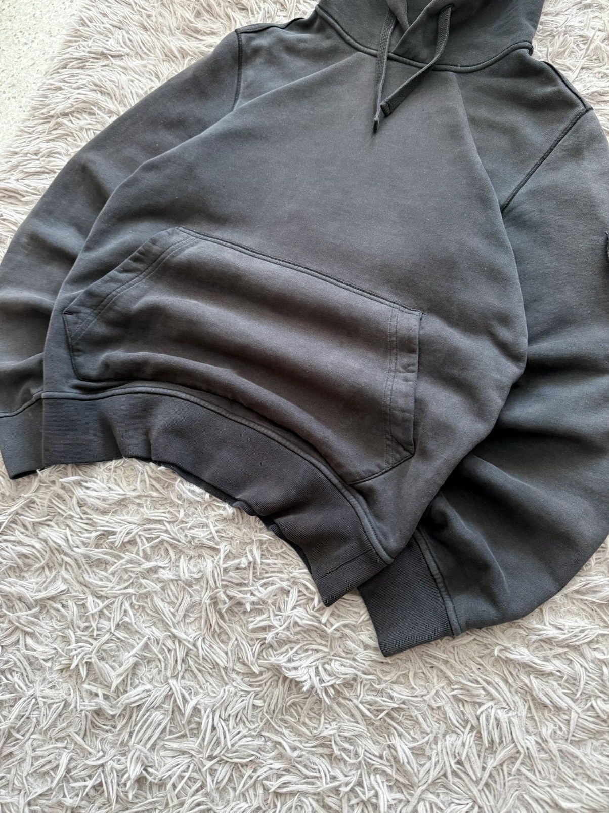 Stone Island 00s Stone Island Classic Washed Black Hoodie Casuals Y2k Size US S / EU 44-46 / 1 - 5 Thumbnail