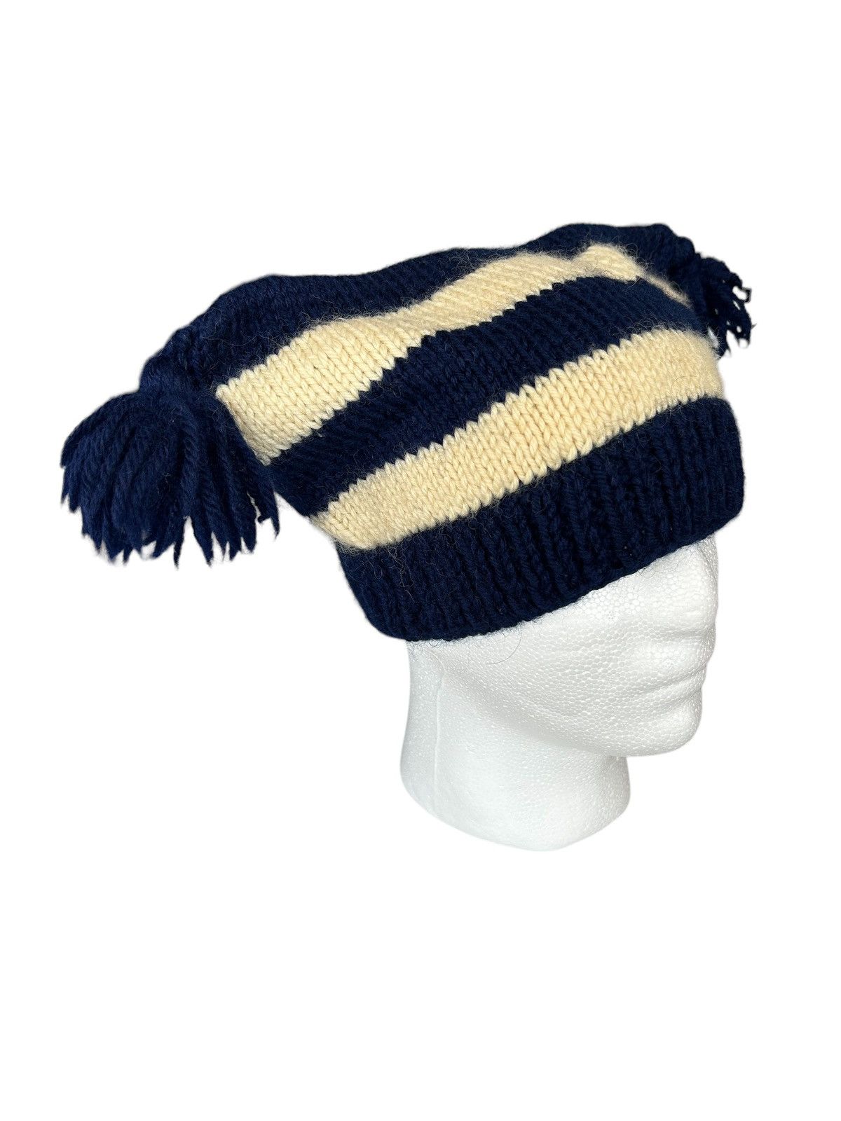 14th Addiction × Japanese Brand Bunny Horn Devil Handmade Crochet knitted beanie hats Size ONE SIZE - 3 Thumbnail