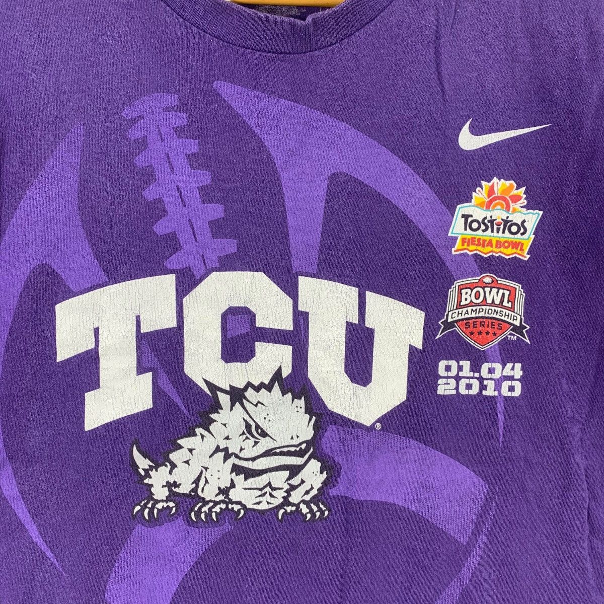 Nike Vintage NFL NIKE TEAM TCU Horned Frogs Football Tee Shirt Size US M / EU 48-50 / 2 - 3 Thumbnail