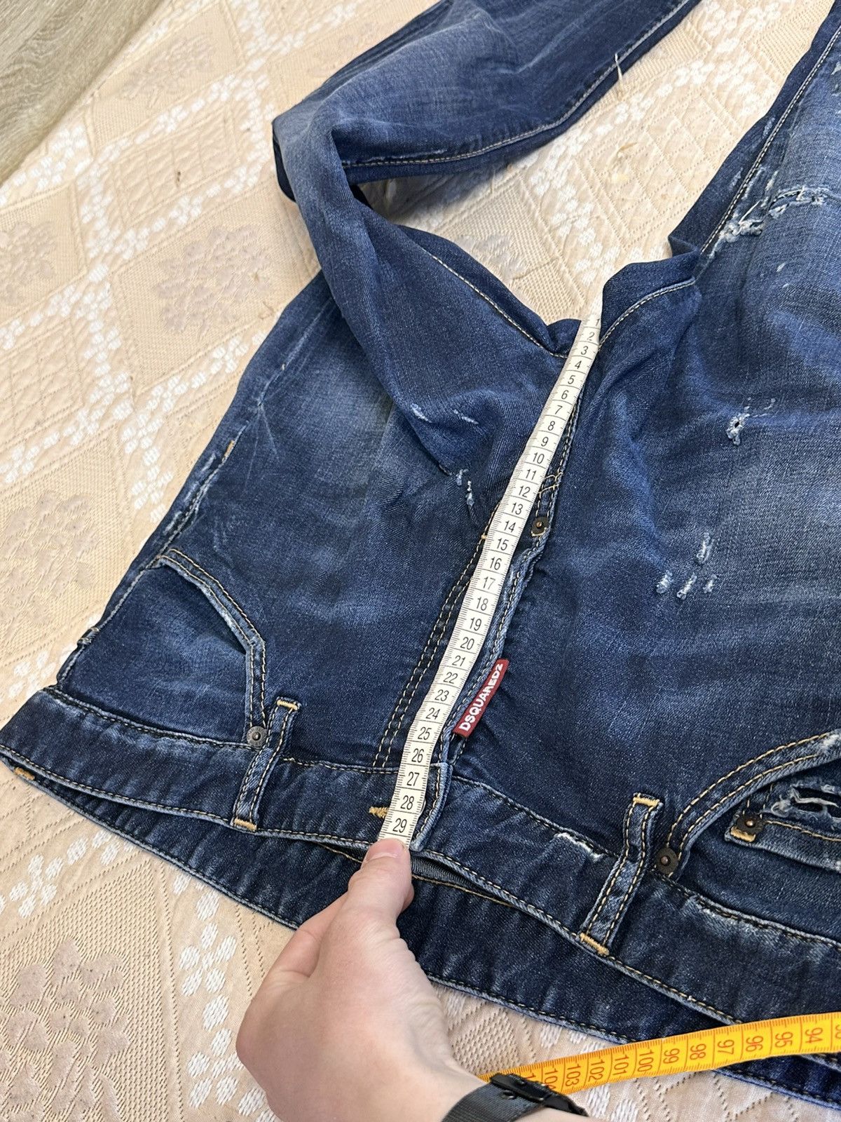 Dsquared2 🔥 Dsquared2 Skinny Distressed Denim Jeans Pants Cool Guy Y2K Size US 34 / EU 50 - 9 Thumbnail