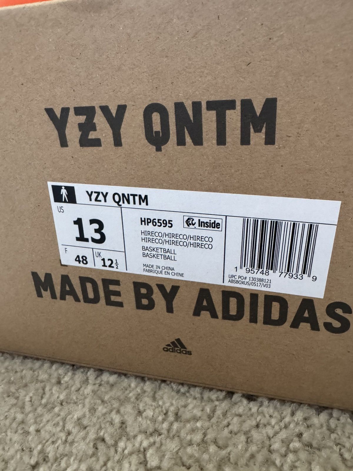 Adidas × Yeezy adidas Yeezy QNTM Hi-Res Coral Size US 13 / EU 46 - 5 Thumbnail