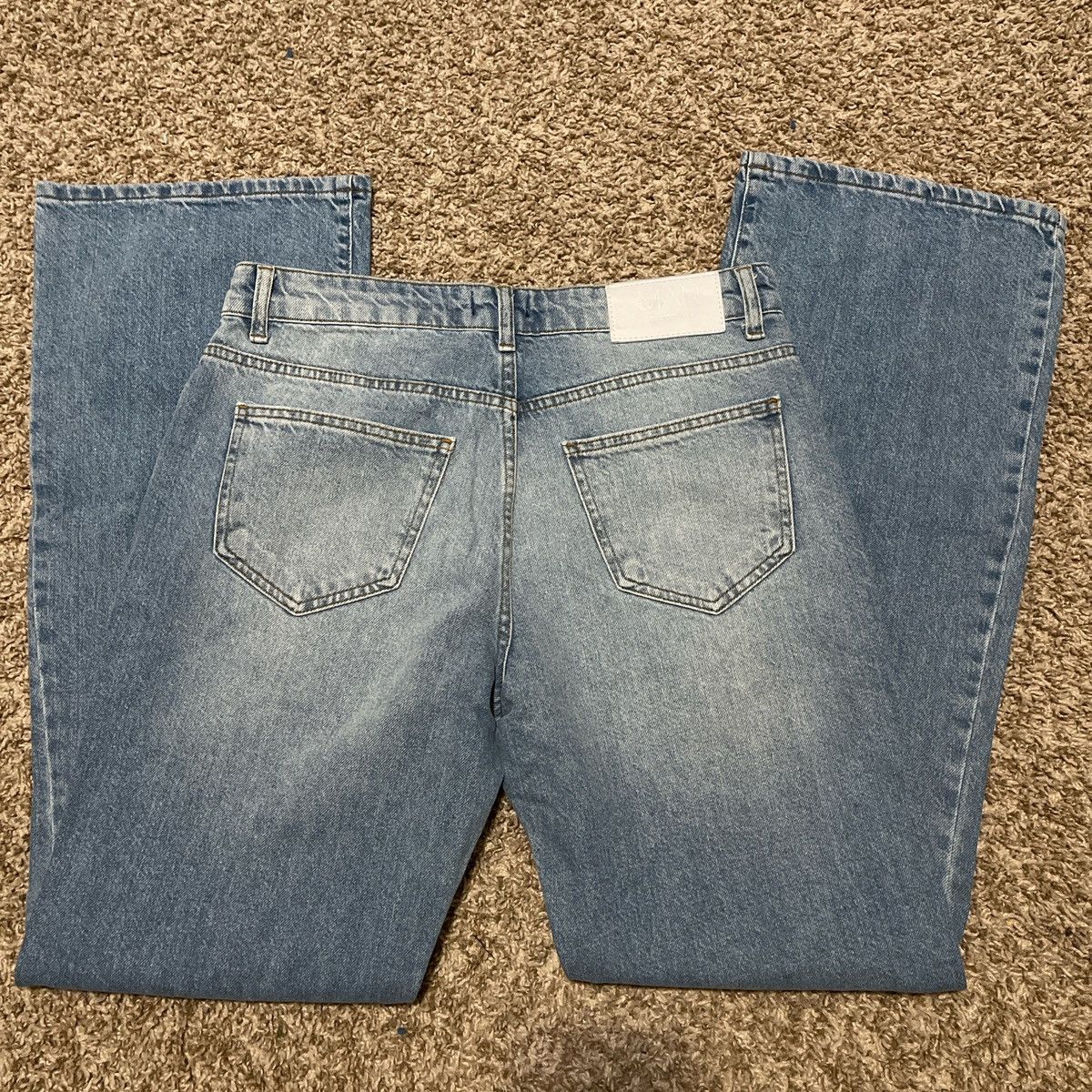 Vintage Boohooman Baggy Blue Jeans Size US 32 / EU 48 - 3 Thumbnail
