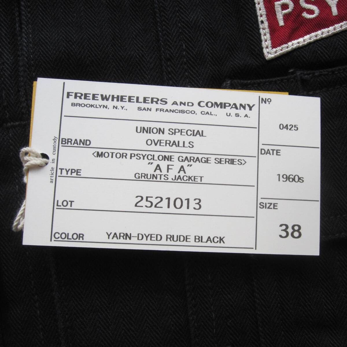 Freewheelers GRUNTS JACKET “A F A” (38) Size US M / EU 48-50 / 2 - 3 Thumbnail
