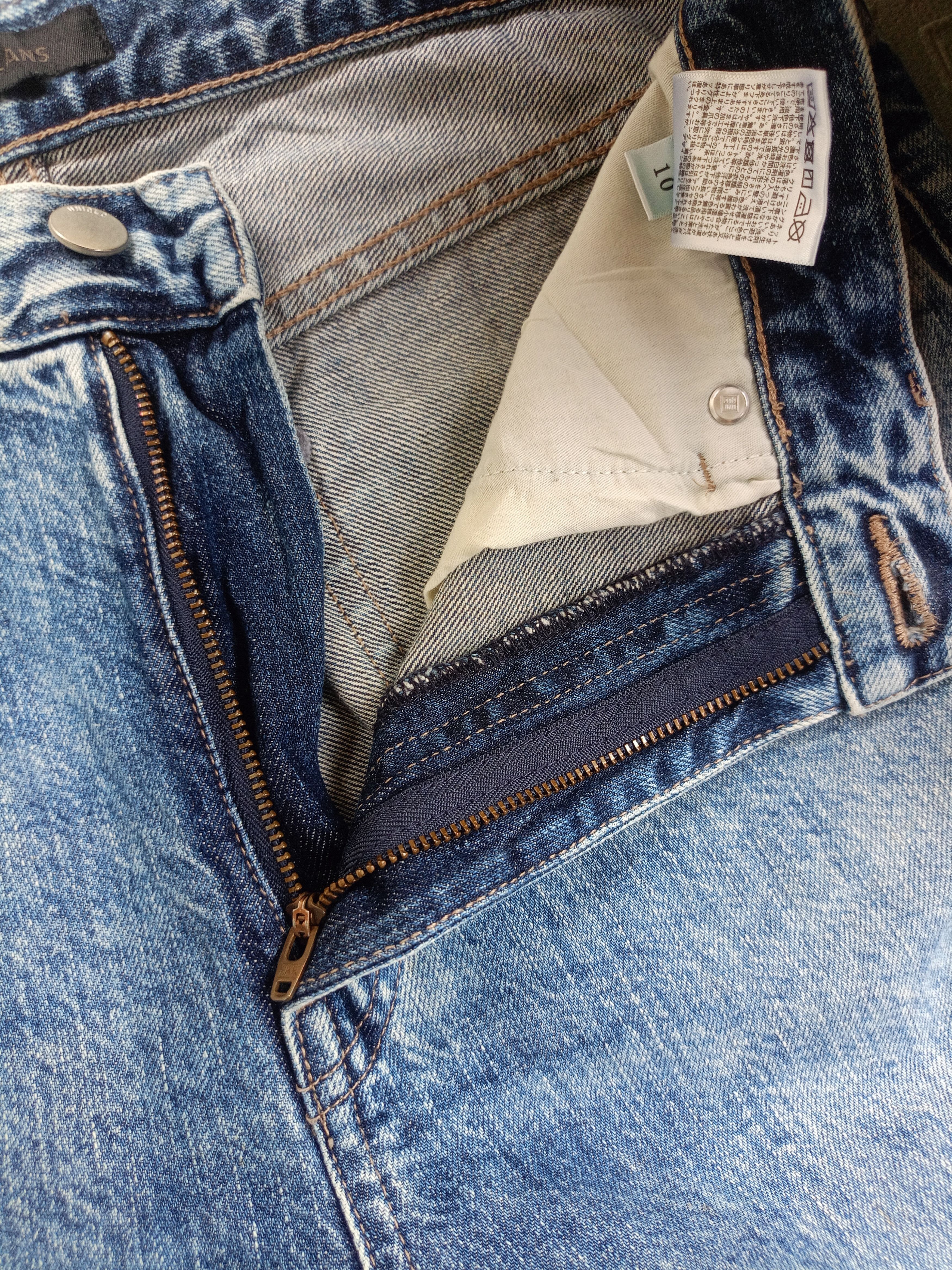 Uniqlo × Vintage UNIQLO Cropped Relaxed Tapered Distressed Denim Size 26" / US 2 / IT 38 - 13 Thumbnail