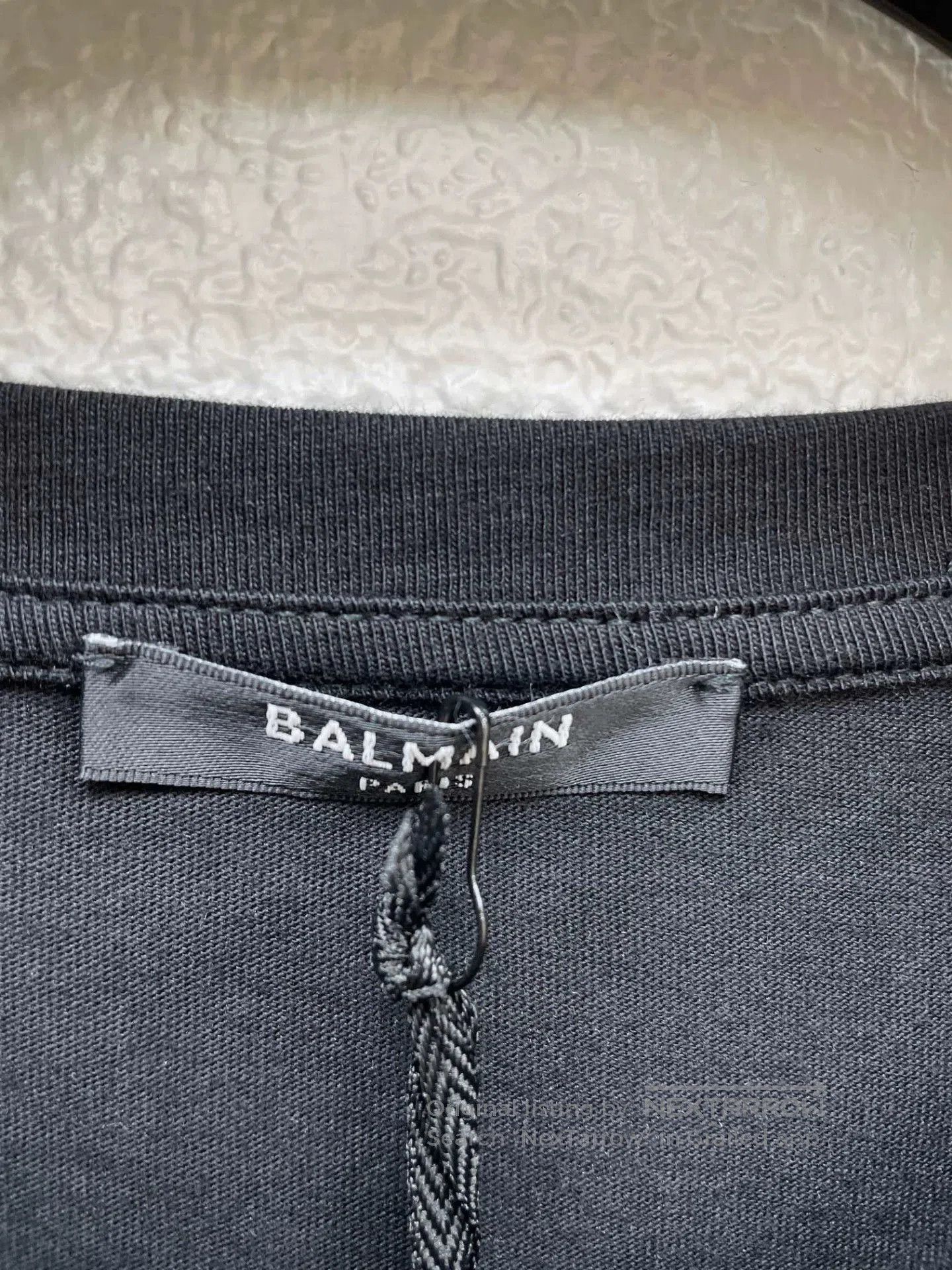 Balmain Balmain Cotton Oversized Short Sleeve T-Shirt. Size US XL / EU 56 / 4 - 5 Thumbnail