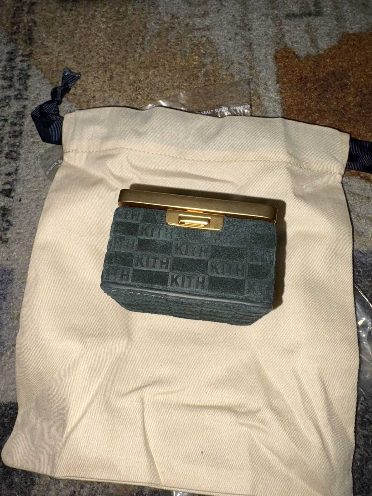 Kith Kith Monogram Leather Square Frame Jewelry Case Stadium Size ONE SIZE - 3 Thumbnail