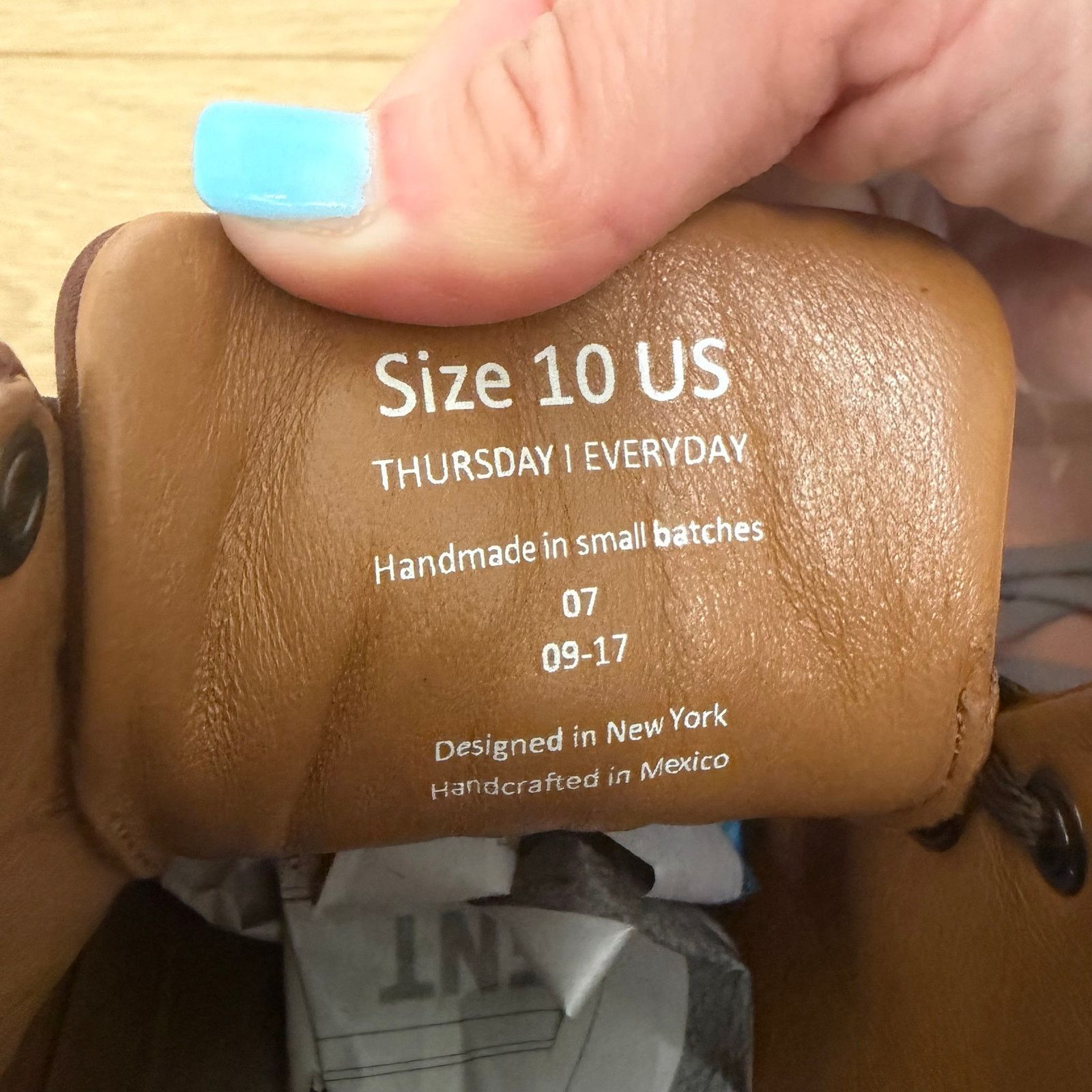 Thursday Boot Company Thursday Boot Co. Toffee Leather High Top Sneakers Sz 10 Size US 10 / EU 43 - 7 Thumbnail