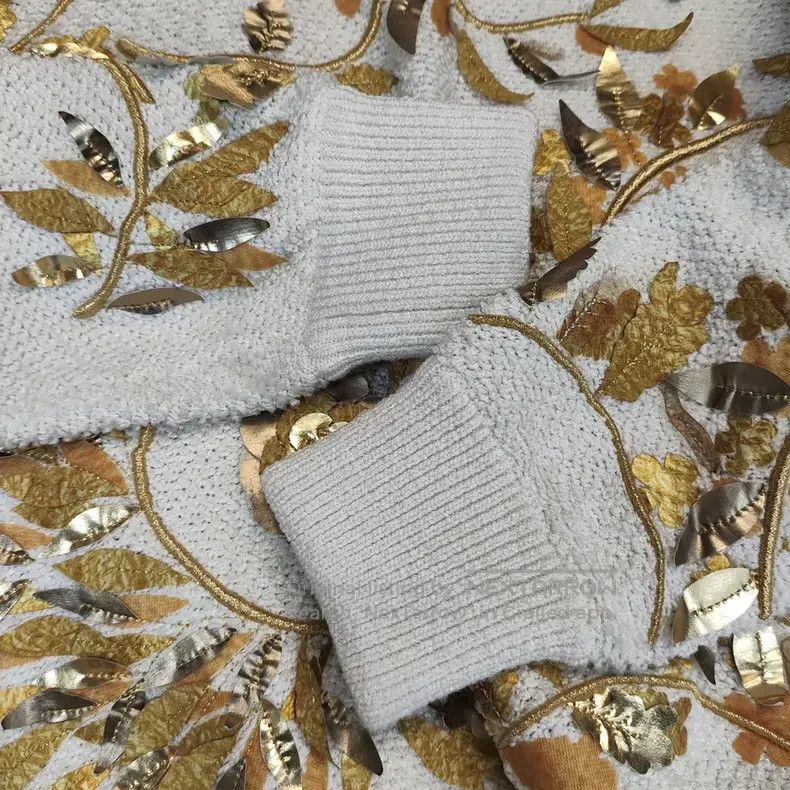 Chanel Chanel Gold thread leaf sweater Size XS / US 0-2 / IT 36-38 - 5 Thumbnail