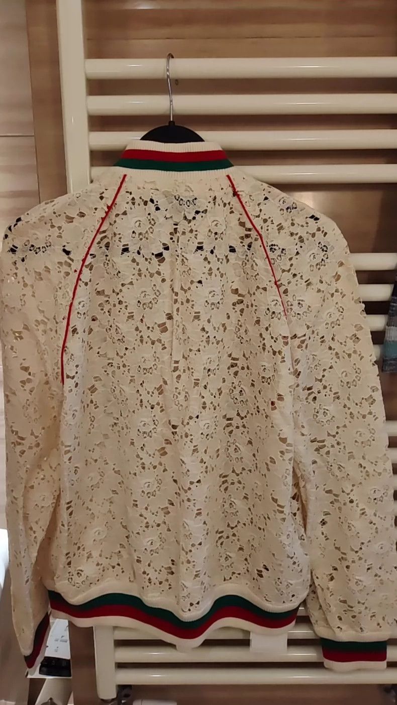 Gucci Gucci Milky white lace jacket 2503-Nextarrow Size S / US 4 / IT 40 - 2 Thumbnail