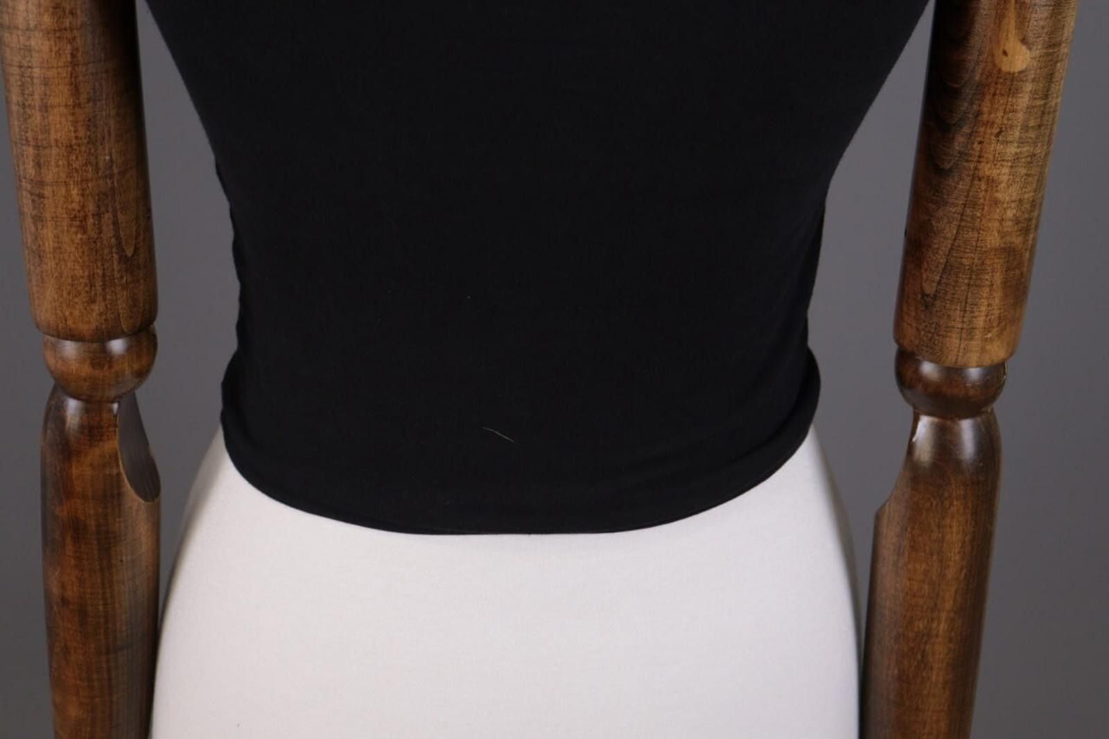 Karl Kani Karl Kani Black Big Logo Short Sleeve Cropped T-Shirt Size S Size S / US 4 / IT 40 - 12 Thumbnail