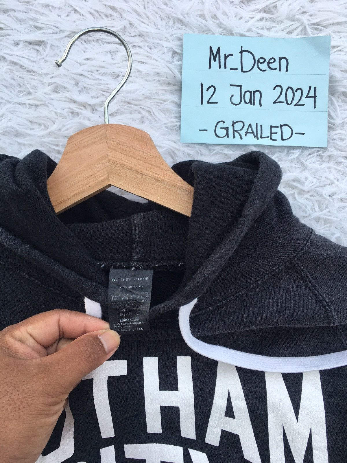 Number (N)ine Rare Number Nine Takahiromiyashita Gotham City Hoodie Size US L / EU 52-54 / 3 - 7 Thumbnail