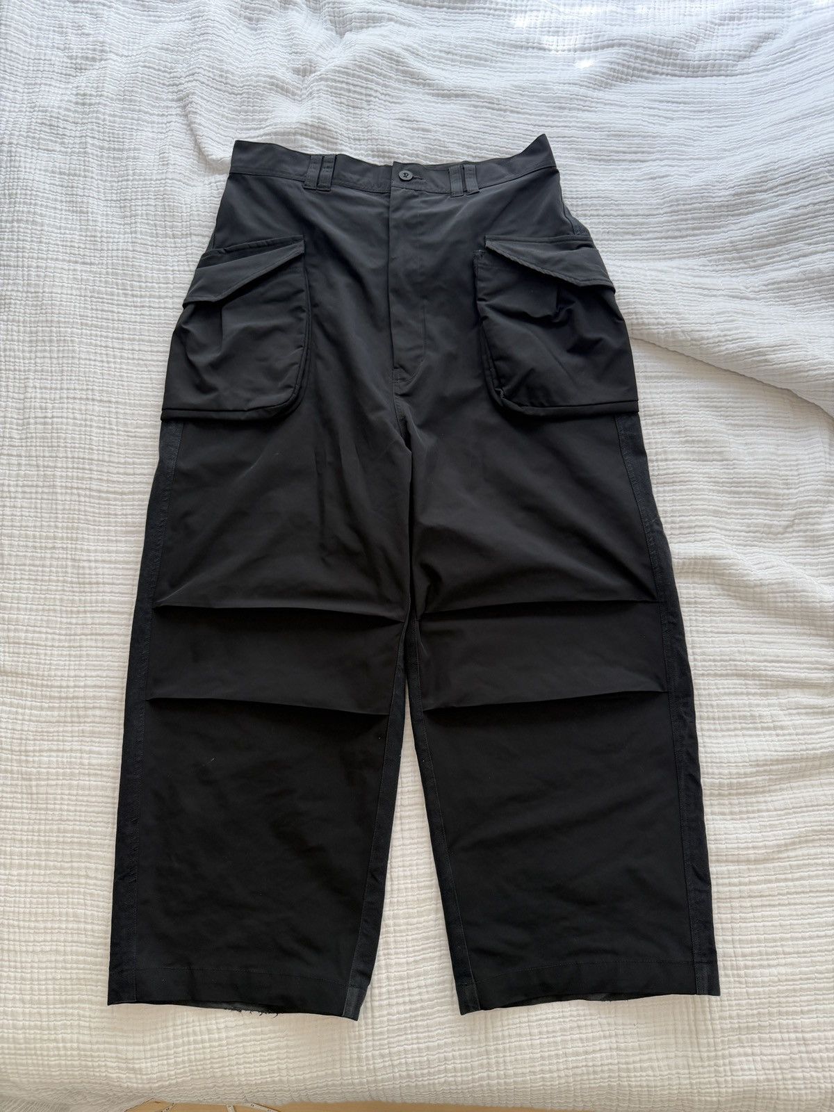 Junya Watanabe Wide Leg Cargo Trousers Size US 33 - 1 Thumbnail