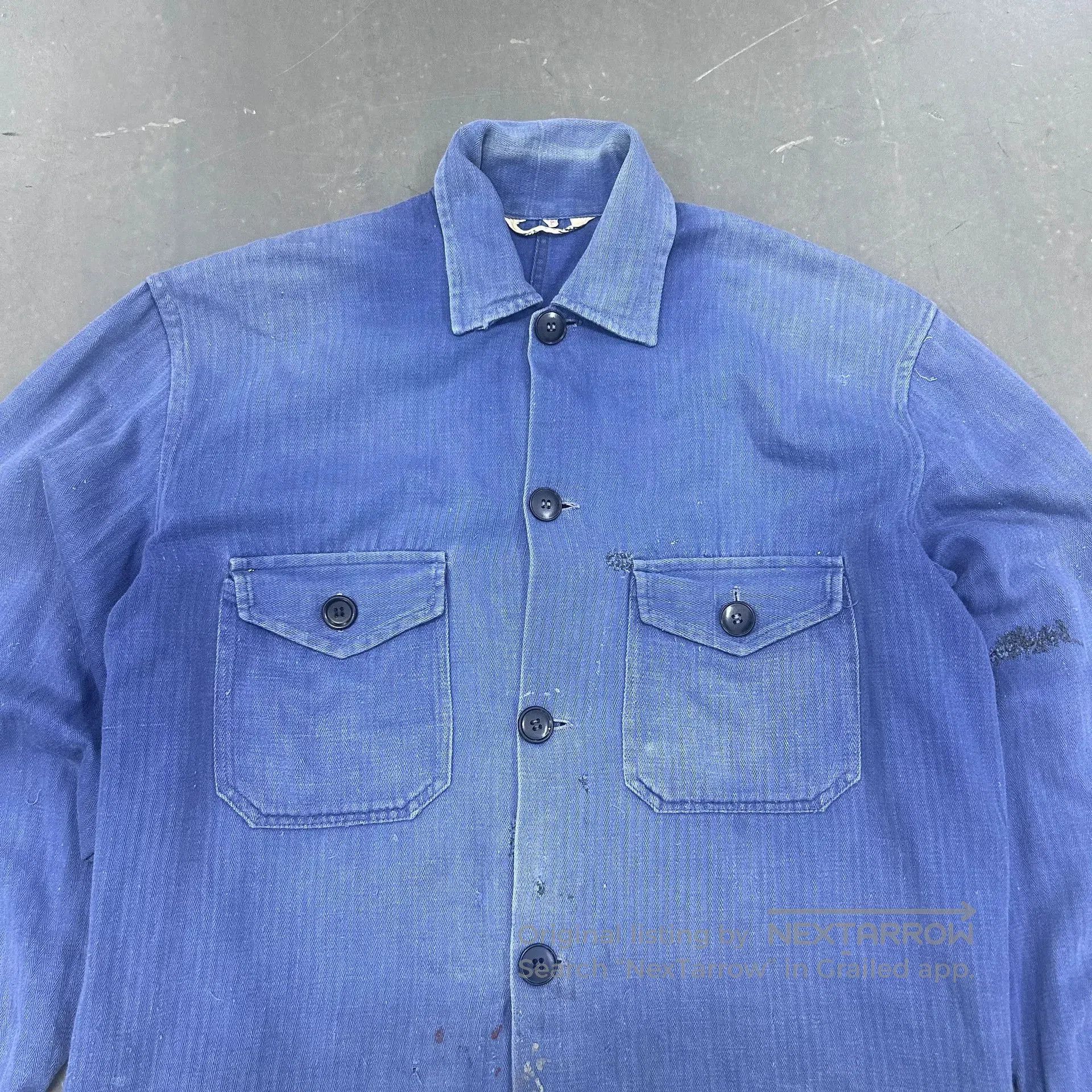 Vintage Vintage 60s French Workwear Jacket. Size US M / EU 48-50 / 2 - 2 Thumbnail