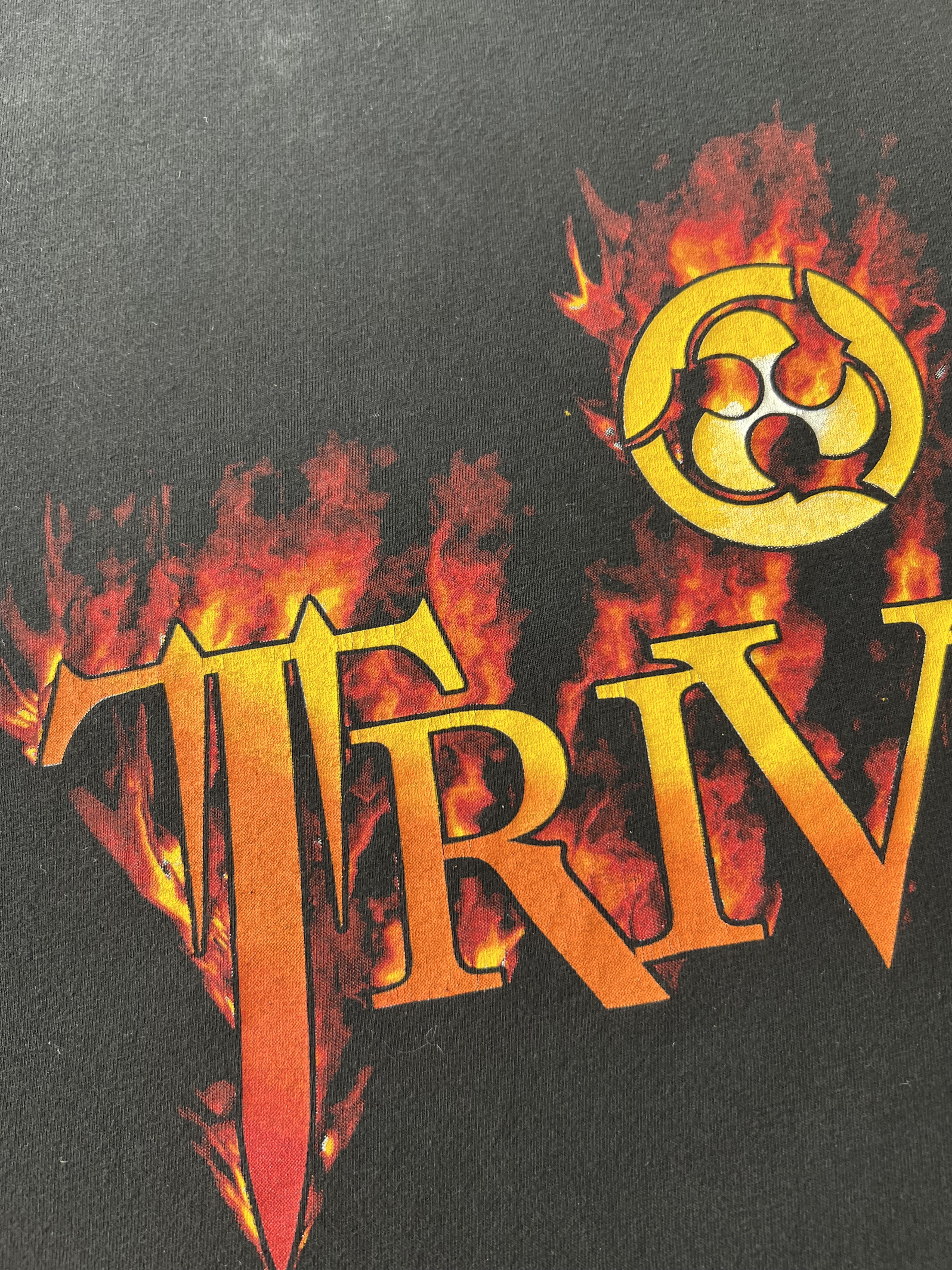 Band Tees Vintage 2000s Trivium Flame Fire Black T-shirt Size US M / EU 48-50 / 2 - 5 Thumbnail