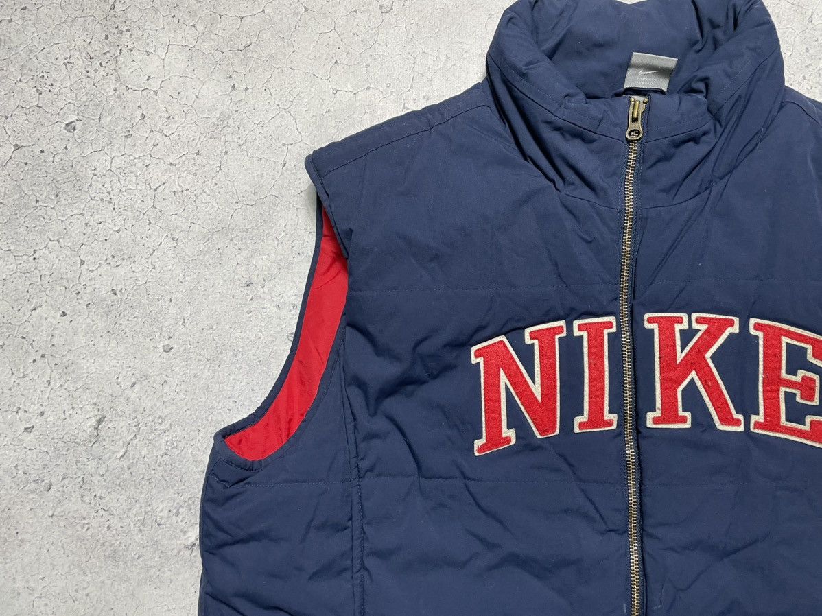 Nike Vintage Nike Down Puffer Big Logo Swoosh Vest Y2K Hype Rare Size US XL / EU 56 / 4 - 5 Thumbnail