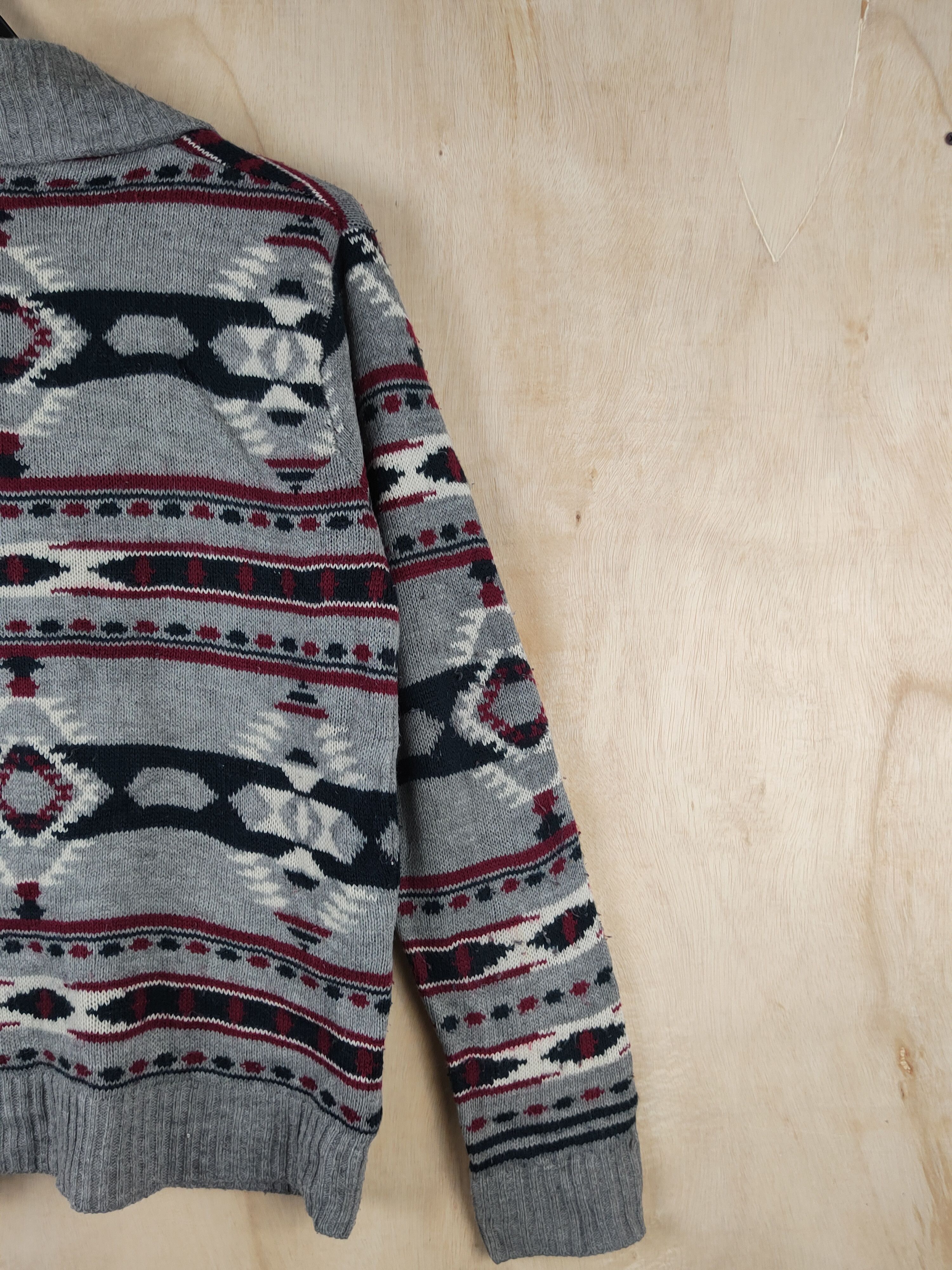 Vintage Lock Heaven Dark Gray Knitwear Cardigan #S2484 Size US M / EU 48-50 / 2 - 9 Thumbnail