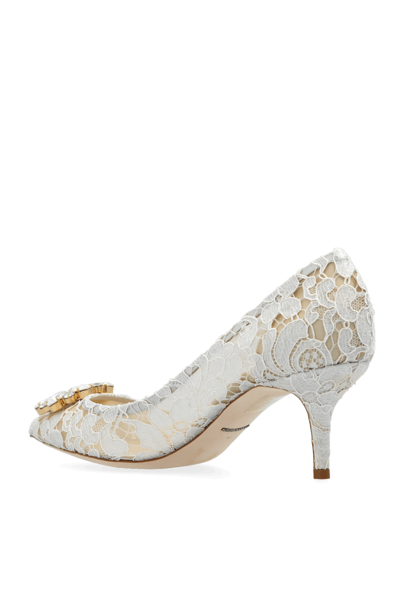 Dolce & Gabbana o1s22i1n0225 60 MM Bellucci Pumps in Light Grey Size US 11 / IT 41 - 5 Thumbnail
