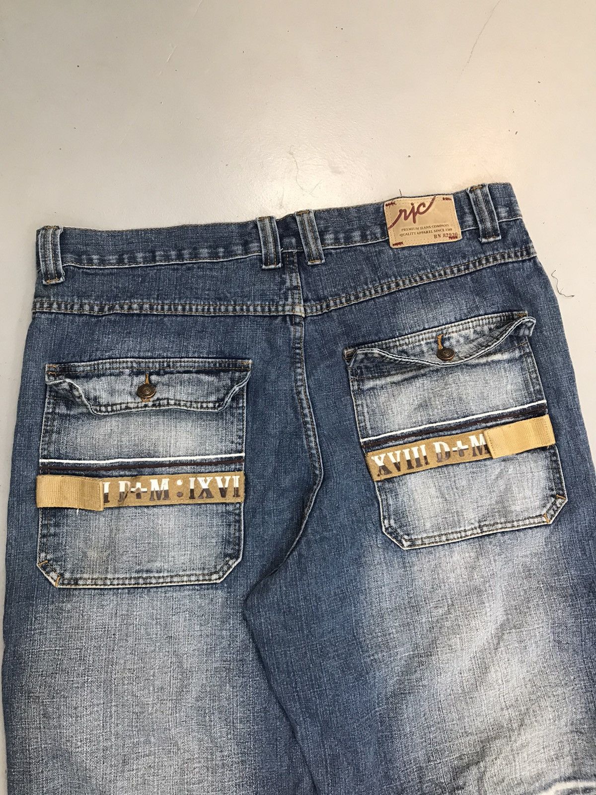 Marithe + Francois Girbaud Vintage mfg inspired denim jorts Size US 38 / EU 54 - 6 Thumbnail