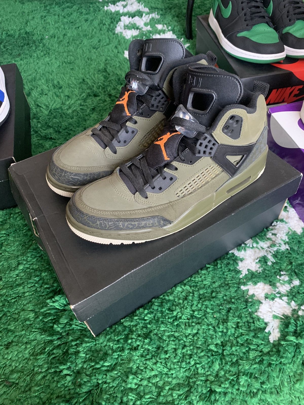 Jordan Brand Jordan Spizike Olive Canvas Size US 11 / EU 44 - 2 Thumbnail