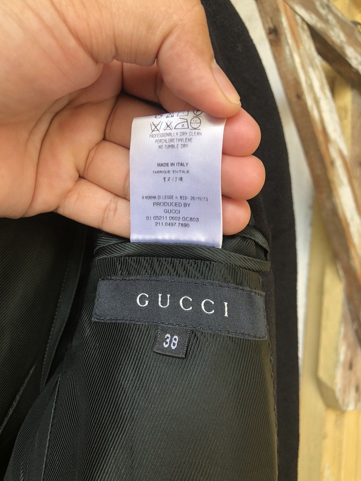 Gucci Authentic❗️Gucci Wool Cashmere Long Coat Belt Size XS / US 0-2 / IT 36-38 - 7 Thumbnail