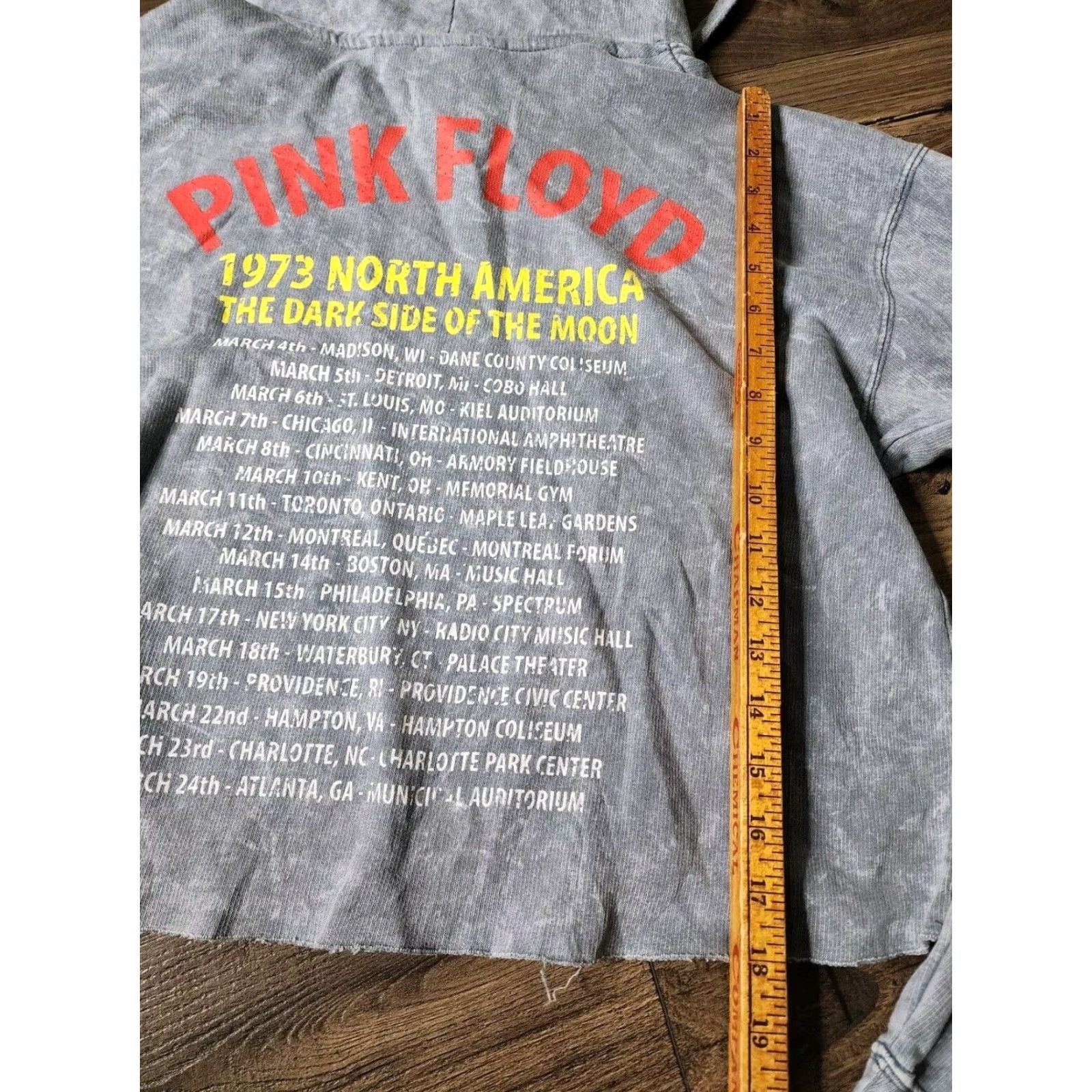 Vintage Pink Floyd Hoodie Womens Dark Side Of The Moon Pullover Sweatshirt Blue M Size M / US 6-8 / IT 42-44 - 3 Thumbnail