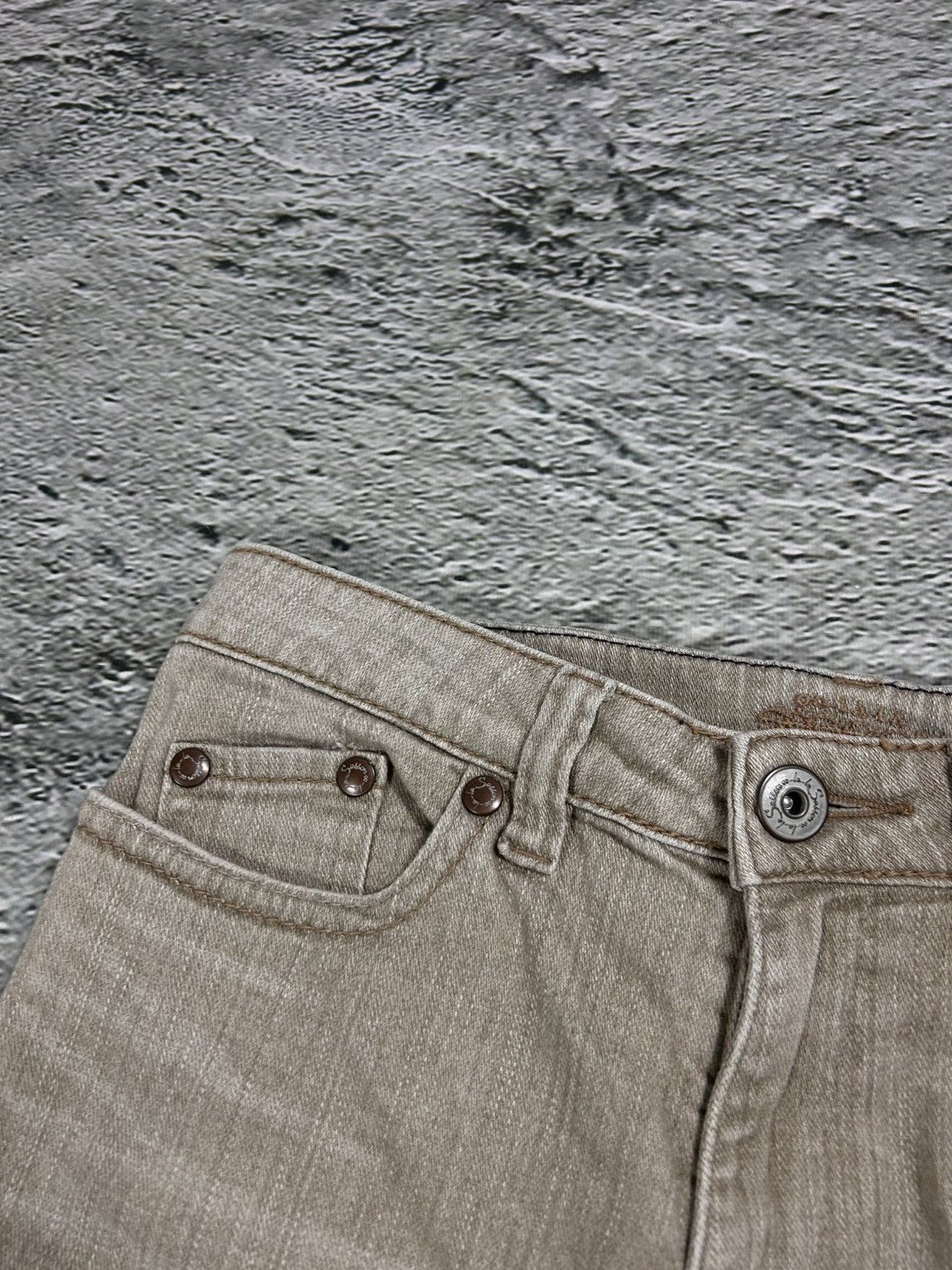 Other Y2K jeans flared beige Japanese Size 28" / US 6 / IT 42 - 6 Thumbnail