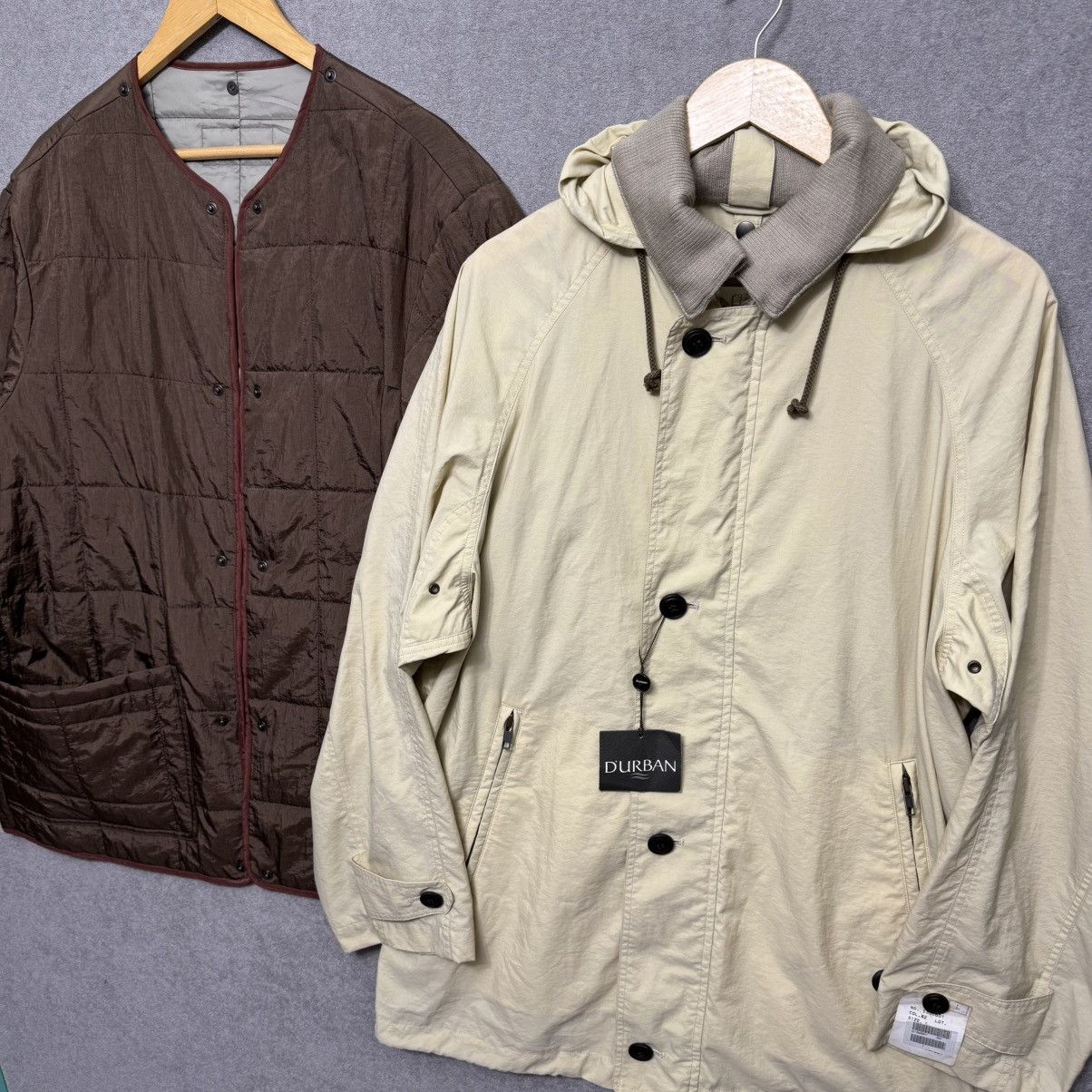 Japanese Brand BNWT 80s Durban Nylon Parka Vintage Jacket With Inner Size US L / EU 52-54 / 3 - 1 Thumbnail