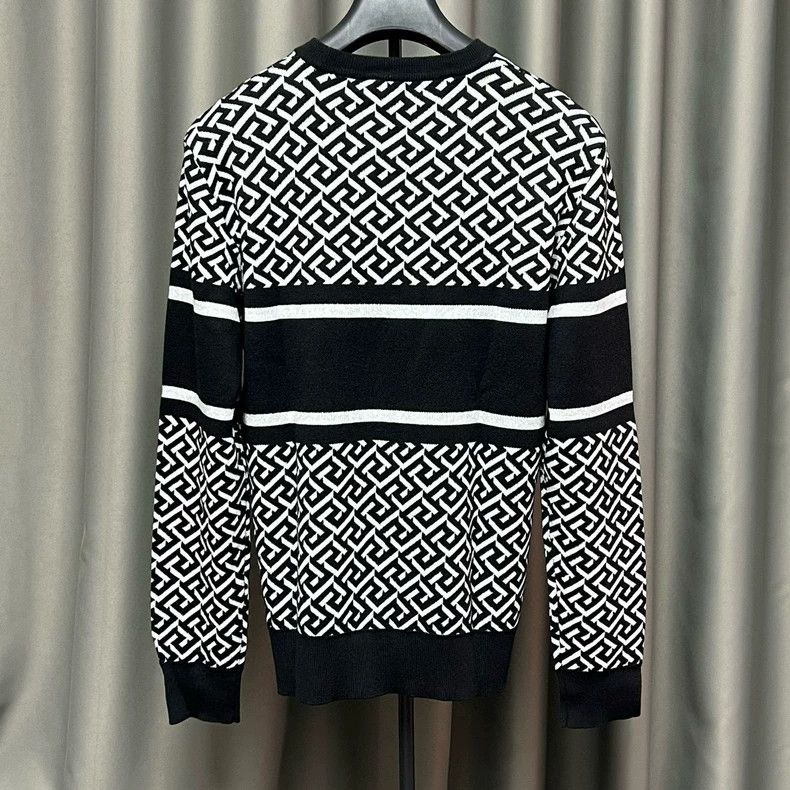 Versace Versace Black and white color-blocked Medusa crewneck card Size M / US 6-8 / IT 42-44 - 3 Thumbnail