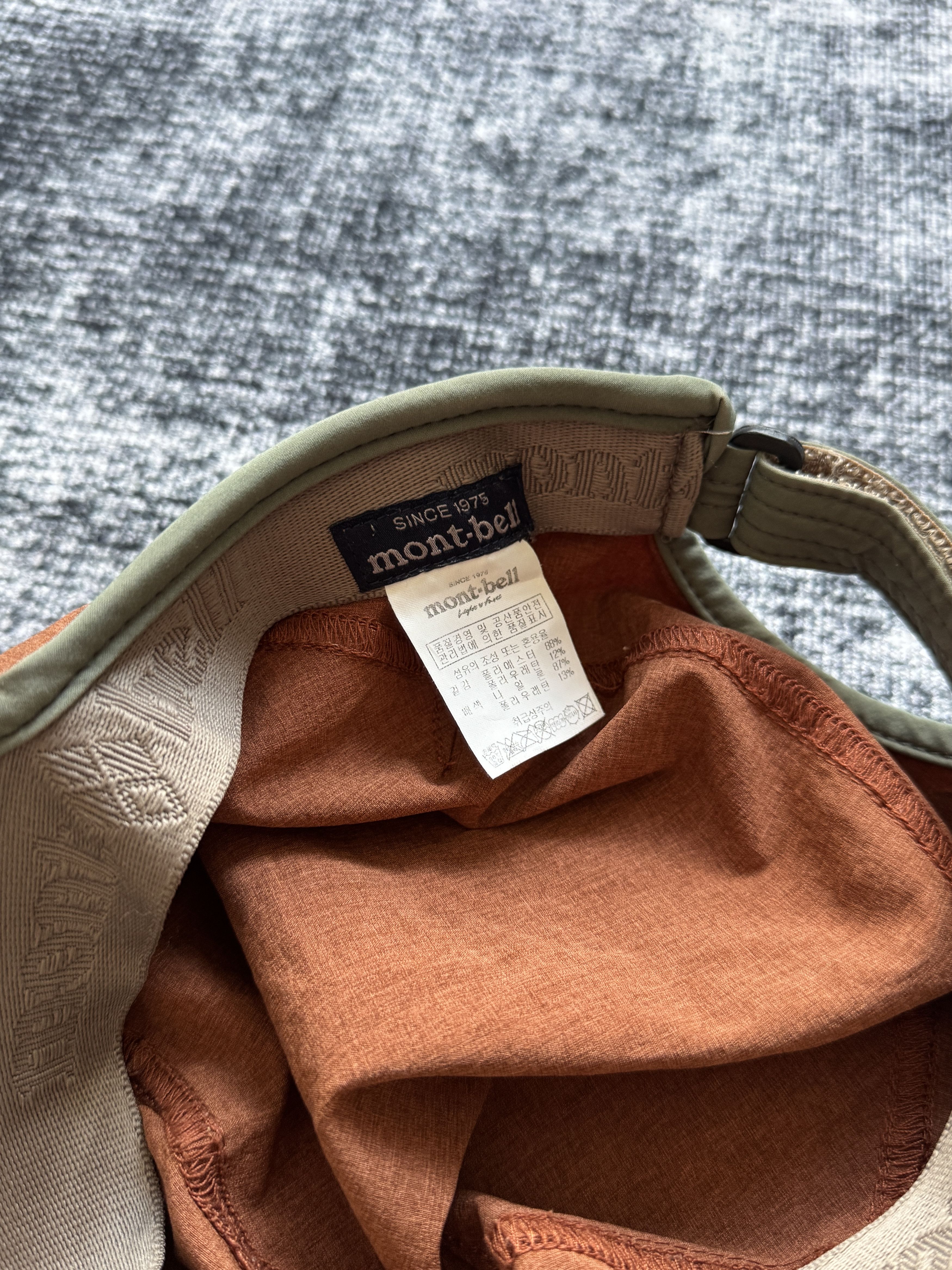 Montbell Montbell Two-Tone Outdoor Cap Size ONE SIZE - 7 Thumbnail