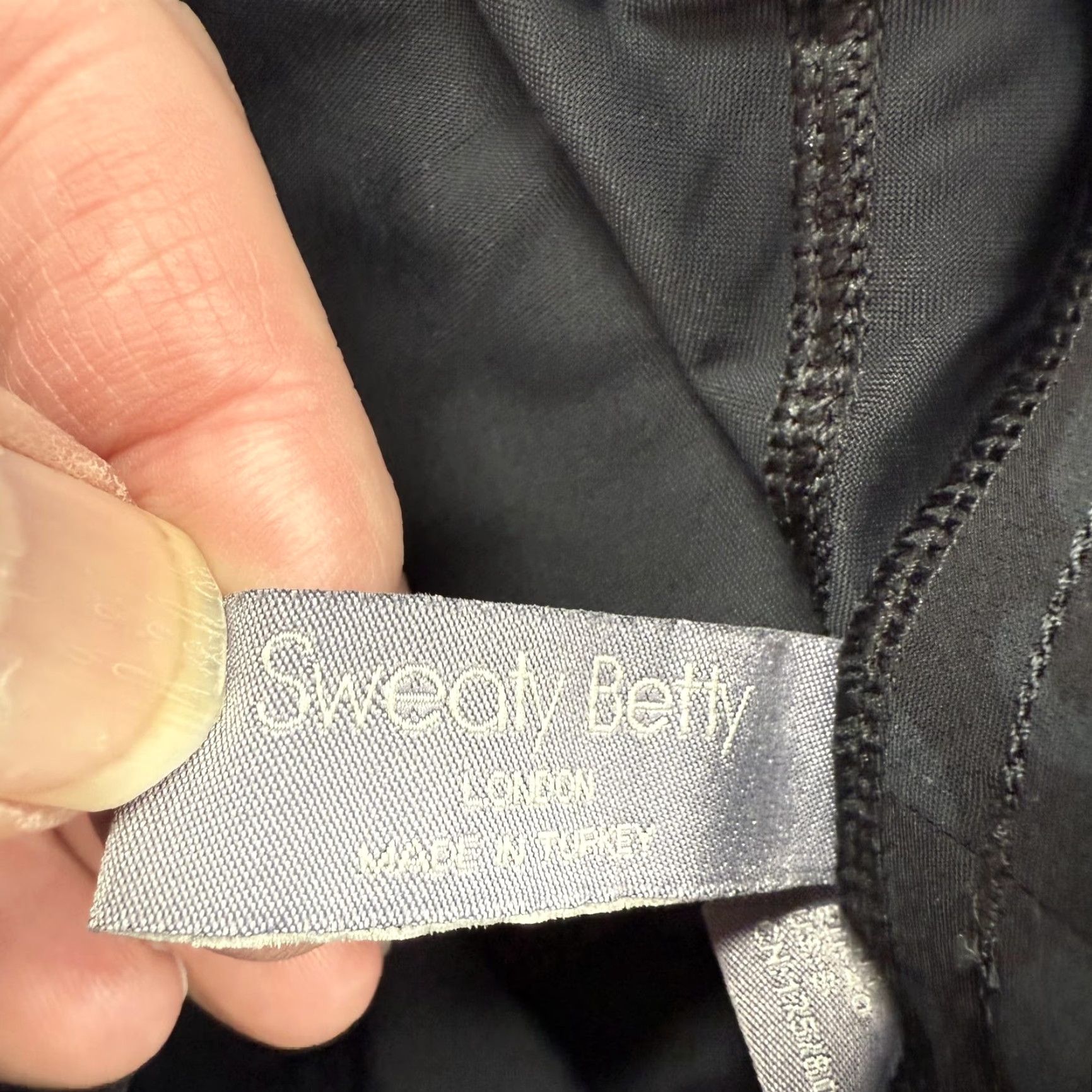 Sweaty Betty Sweaty Betty Pants Womens 8 Gray Leopard Print Recycled Joggers Drawstring Size 30" / US 8 / IT 44 - 3 Thumbnail