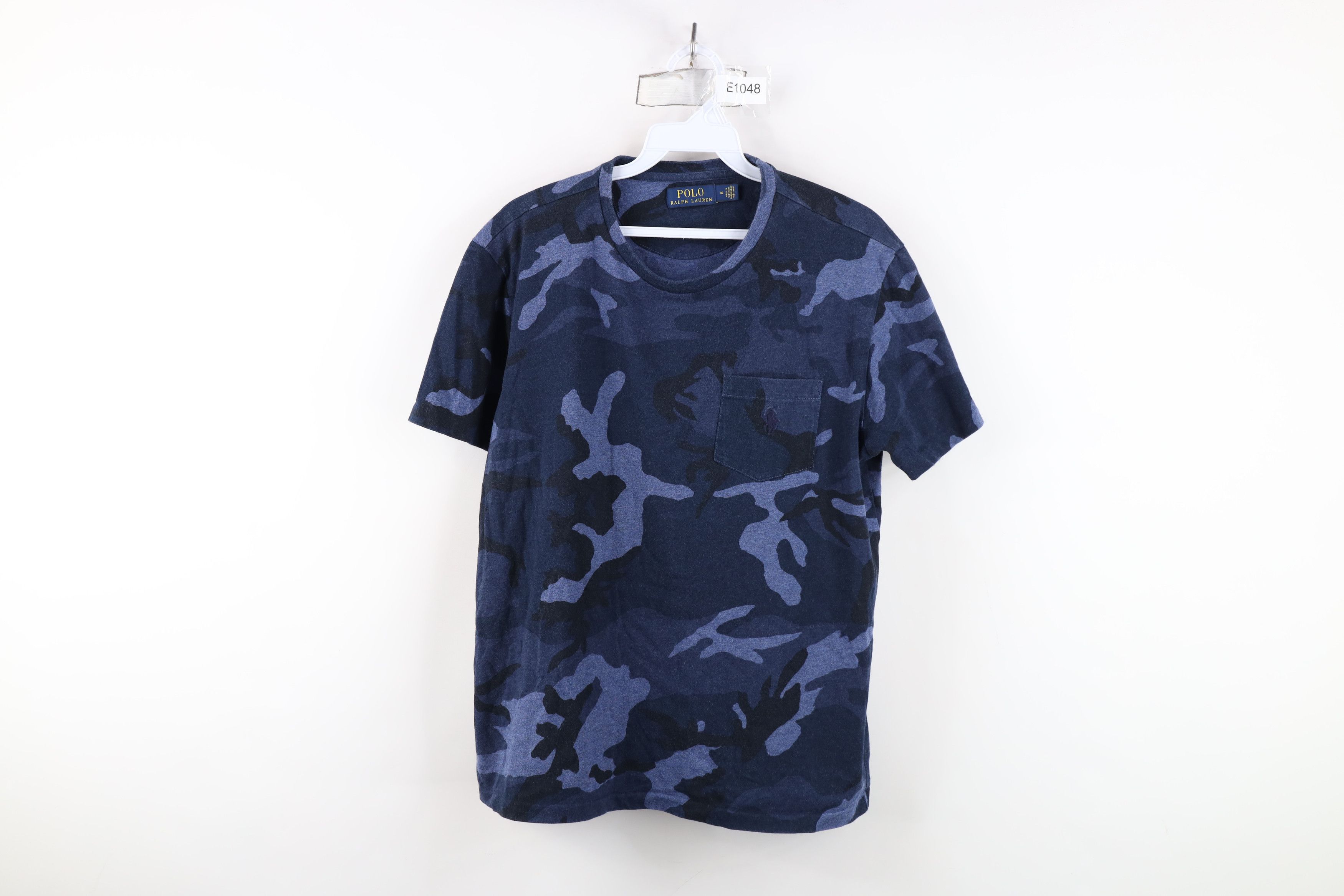 Ralph Lauren Vintage Y2K Ralph Lauren Camouflage Pocket T-Shirt Blue Size US M / EU 48-50 / 2 - 1 Thumbnail