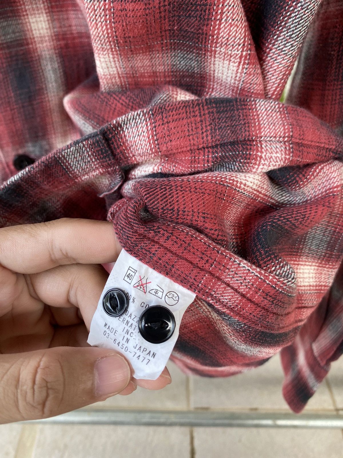 Dry Bones × Japanese Brand × Toyo Enterprises Dry Bones Plaid Flannel Shirt Size US L / EU 52-54 / 3 - 4 Thumbnail