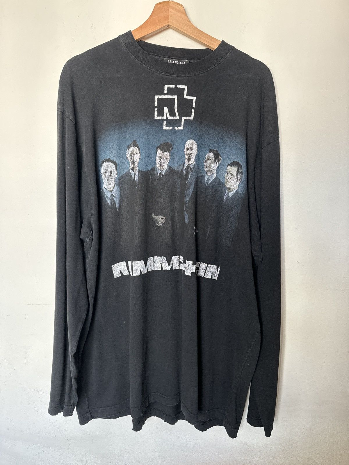 Image of Balenciaga Rammstein Long Sleeved 92/200 in Black, Men's (Size XS)