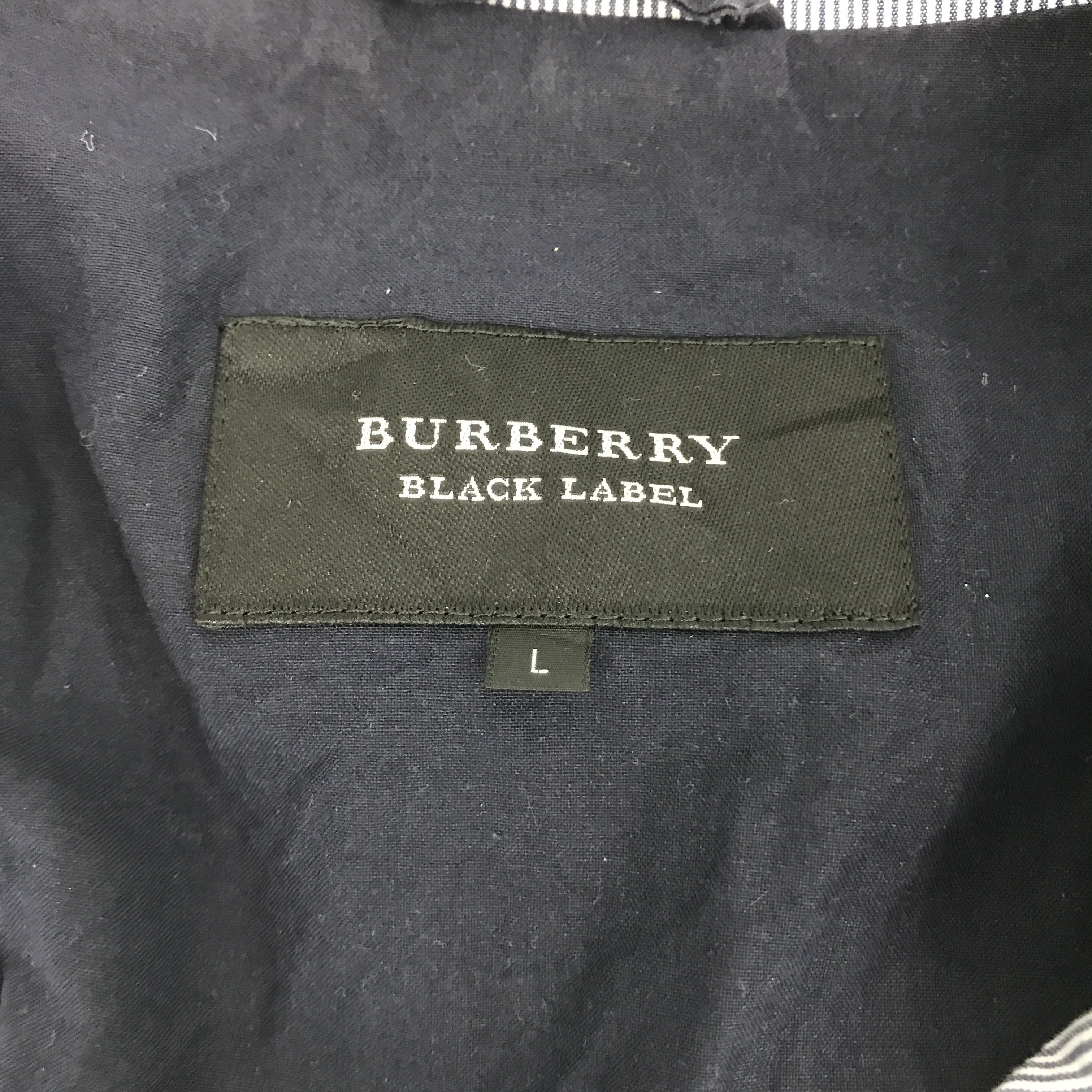Burberry × Japanese Brand burberry black label Striped design blazer coat jacket Size US L / EU 52-54 / 3 - 12 Thumbnail