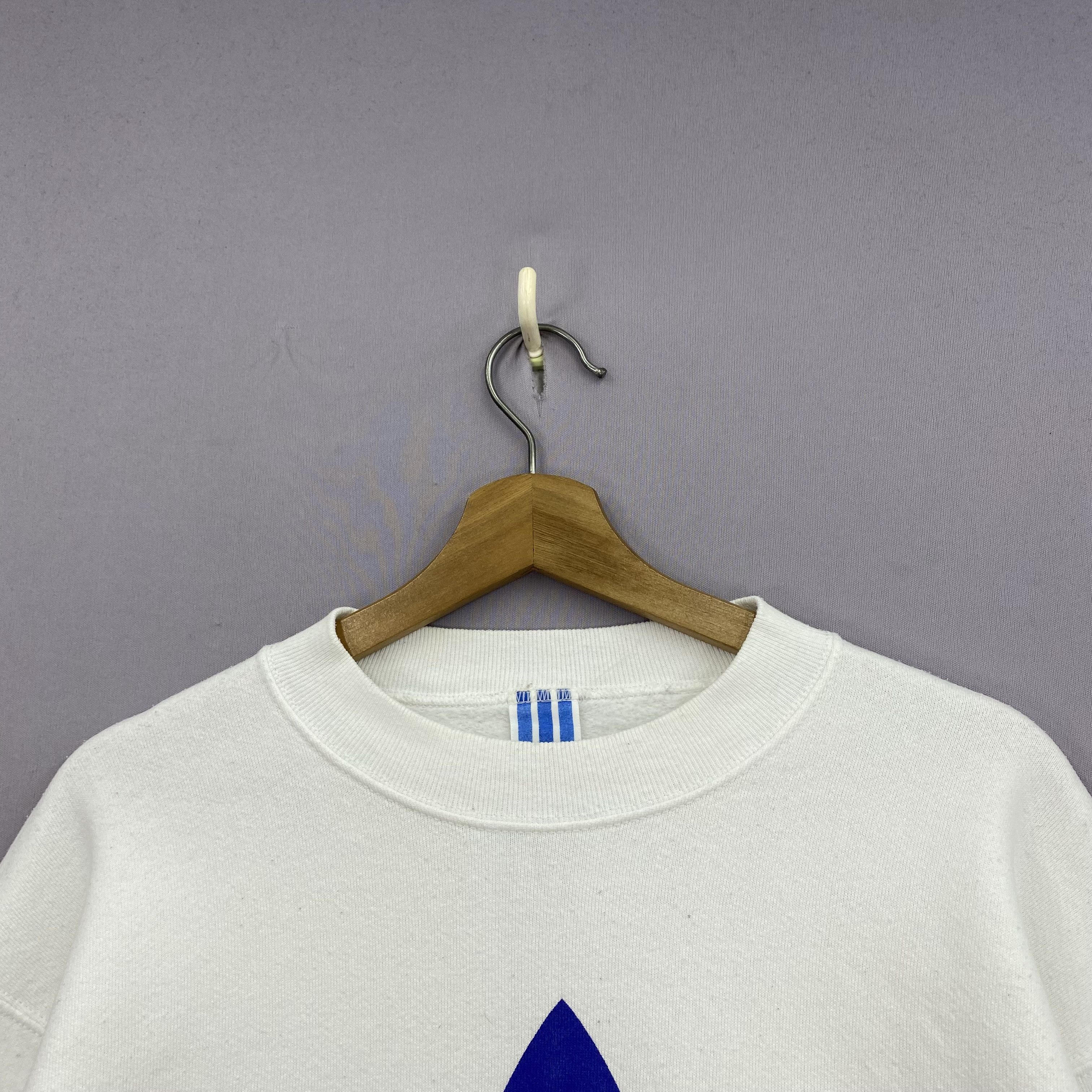 Adidas Vintage Adidas Sweater 90s Style Trefoil Sweatshirt Jumper Size US M / EU 48-50 / 2 - 3 Thumbnail