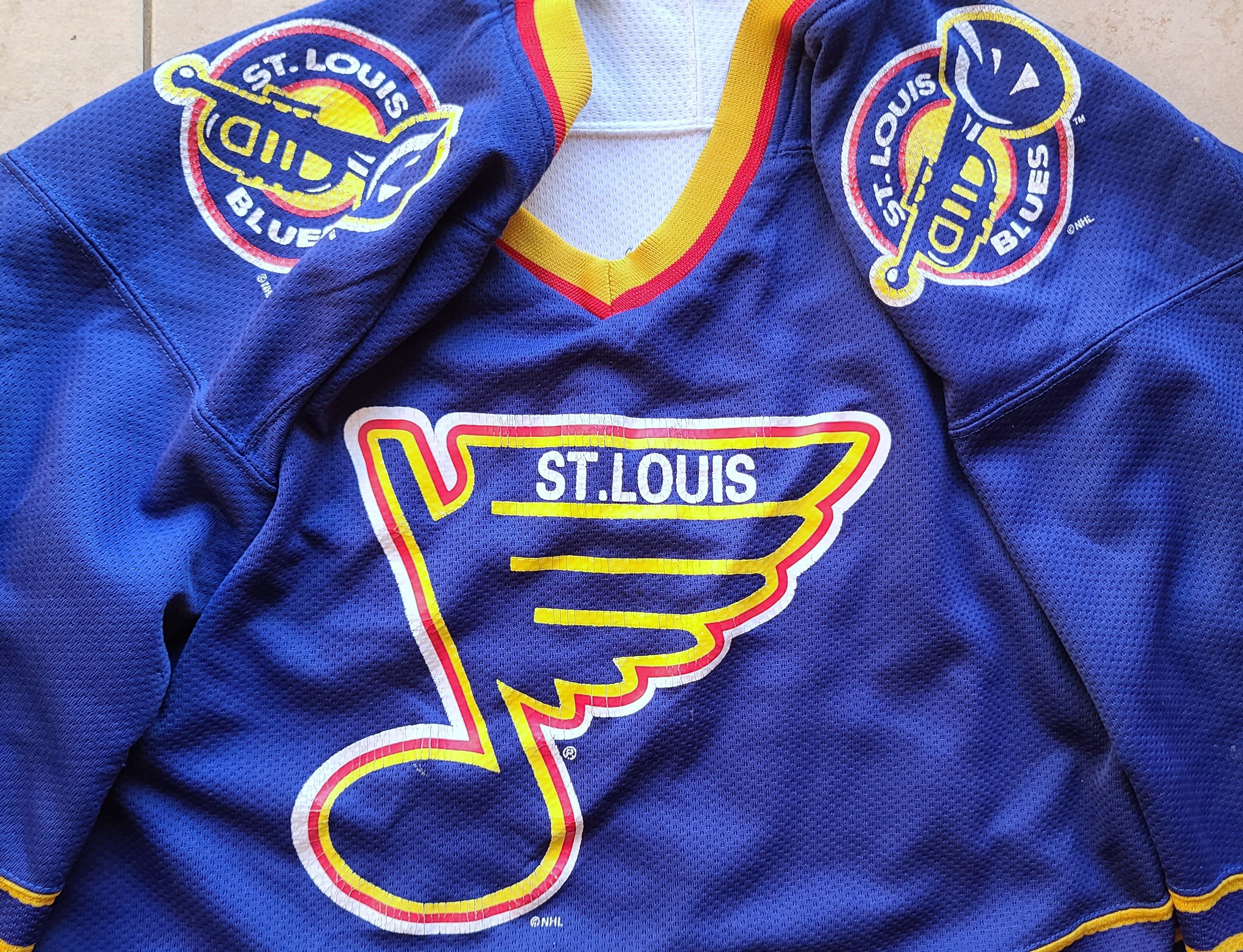 Starter St Louis Blues 90s STARTER jersey REVERSIBLE NHL hockey Size US L / EU 52-54 / 3 - 2 Thumbnail
