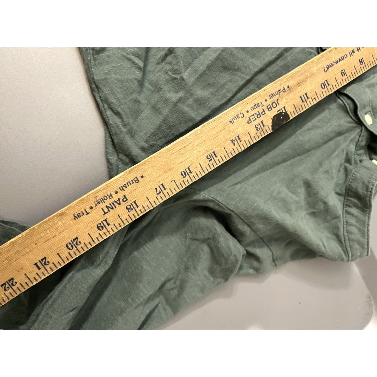 Style & Co Style & Co Green Basic Button Front 100% Cotton Henley Tshirt Tee Large Shirt Womens Regular Green Button Front 100% Cotton Henley Tshirt Tee L Size L / US 10 / IT 46 - 5 Thumbnail