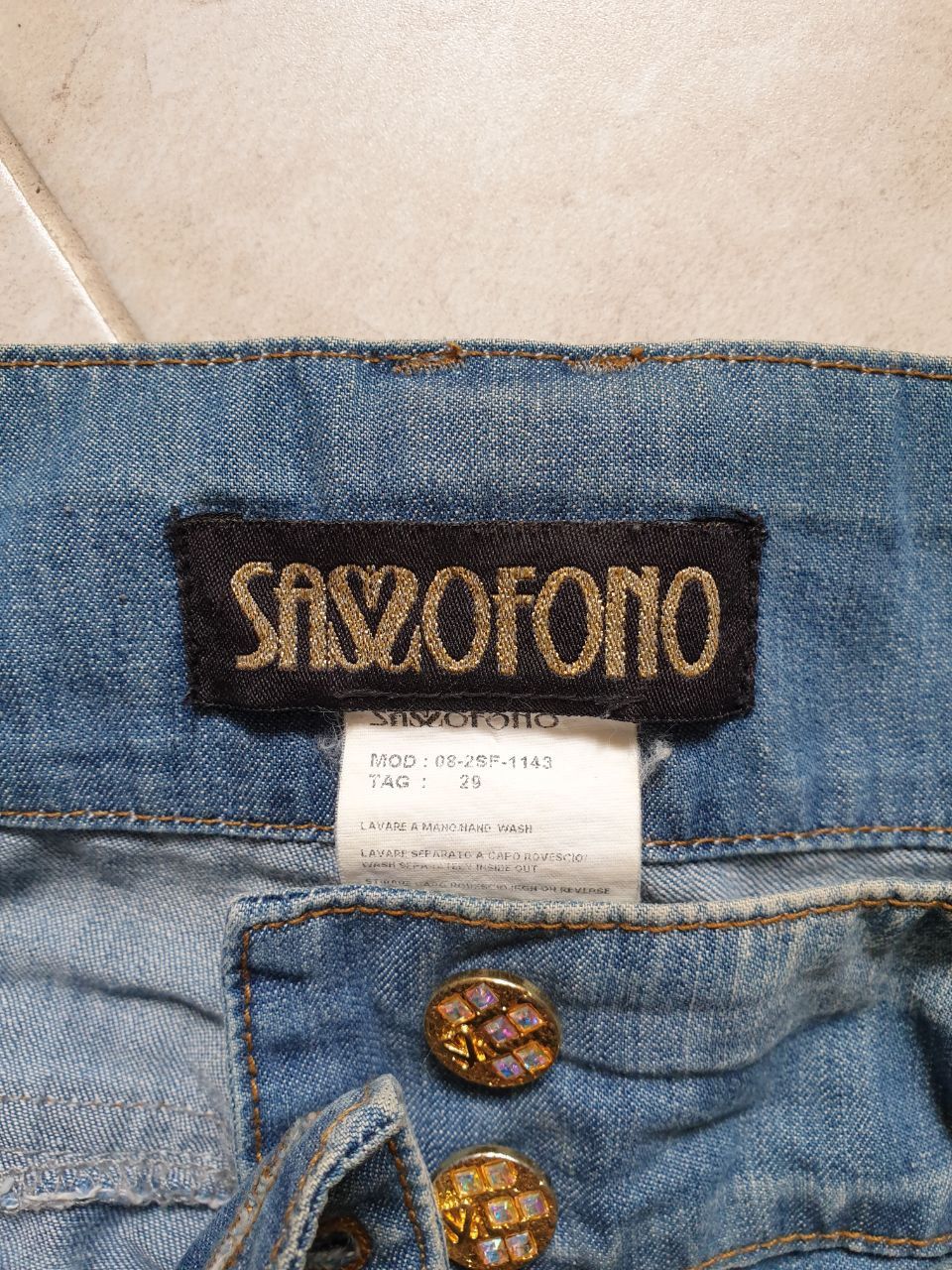 Other Sassofono jeans sz M Size 30" / US 8 / IT 44 - 3 Thumbnail