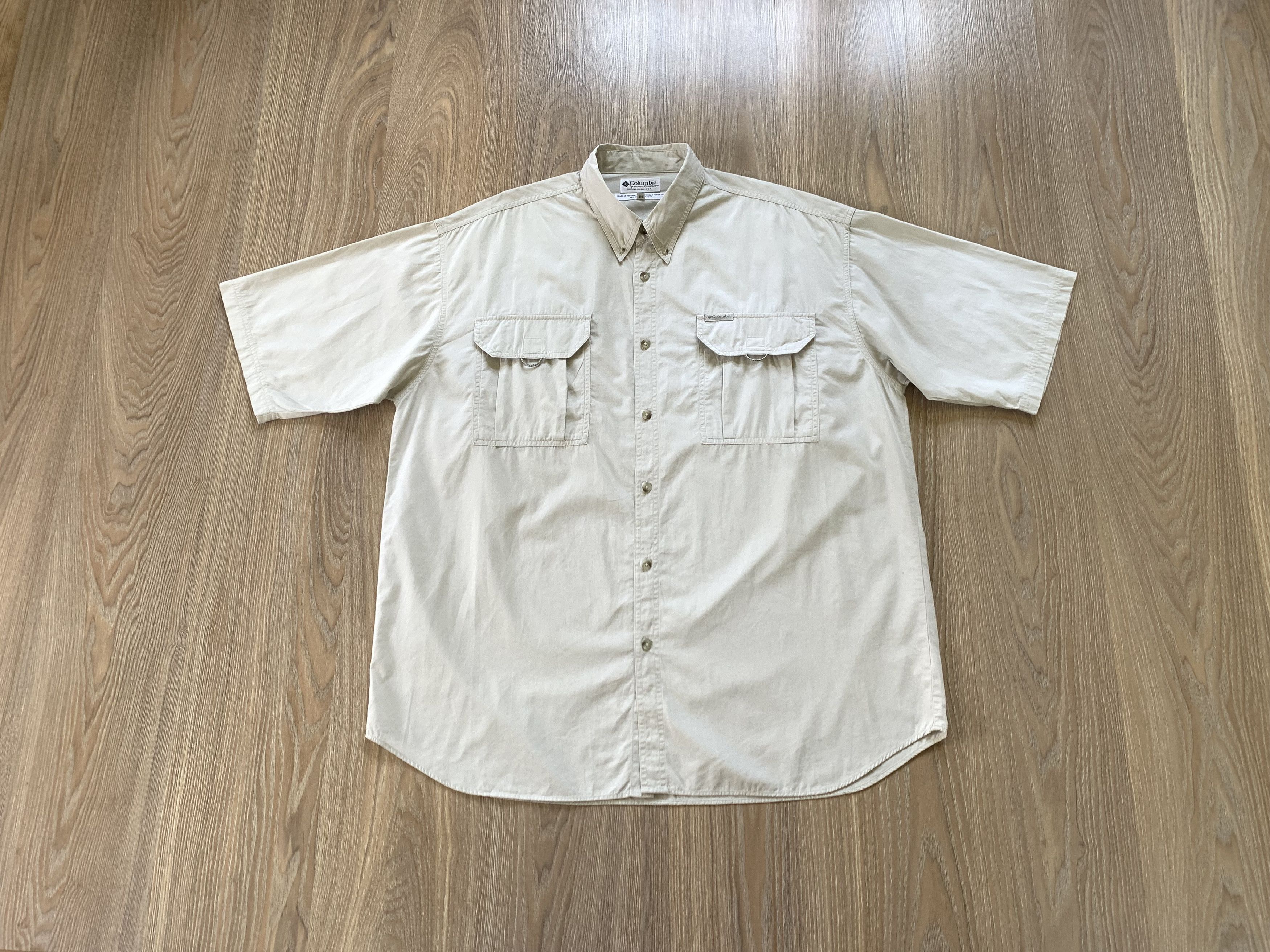 Columbia Columbia Pocket Cotton Short Sleeve Shirt Size US XXL / EU 58 / 5 - 1 Thumbnail